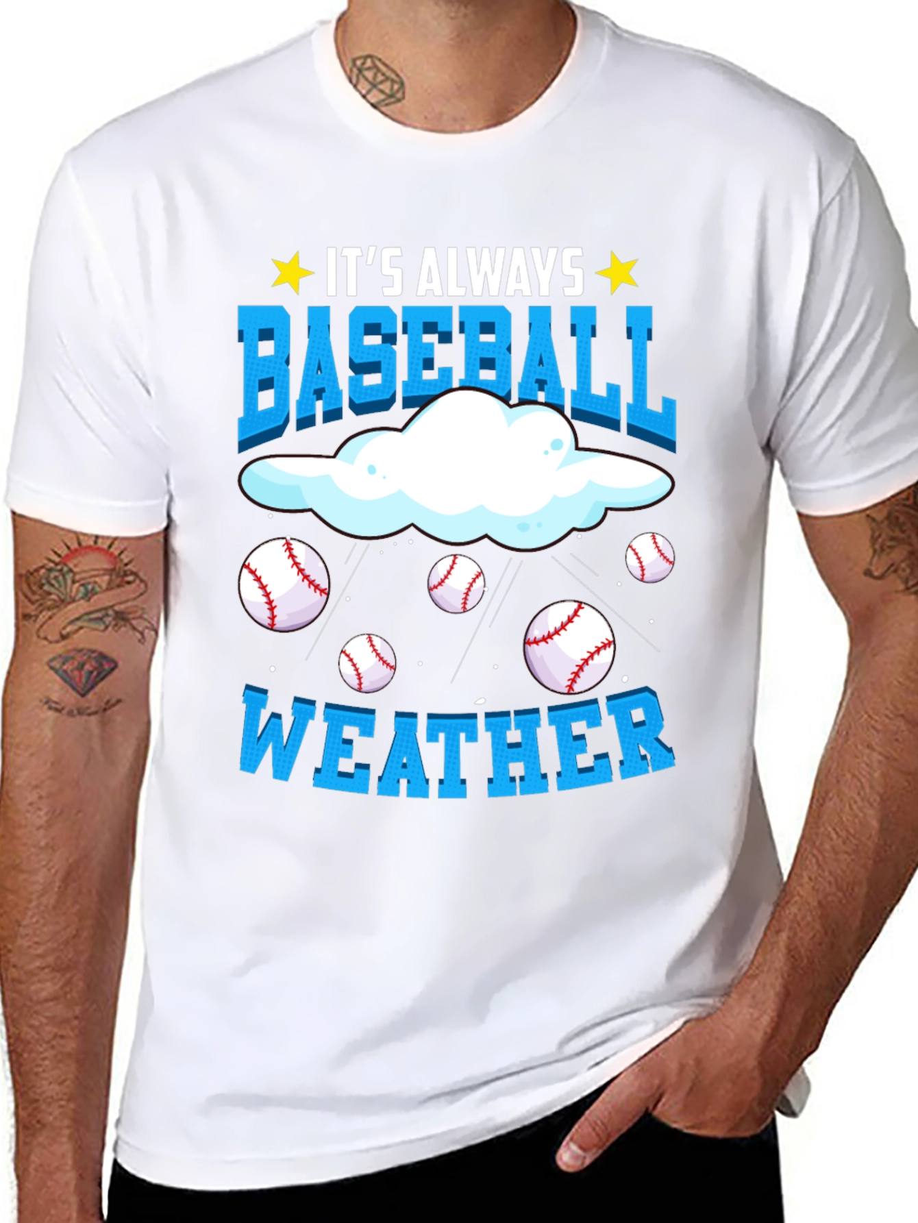 Baseball Weather Graphic Tee