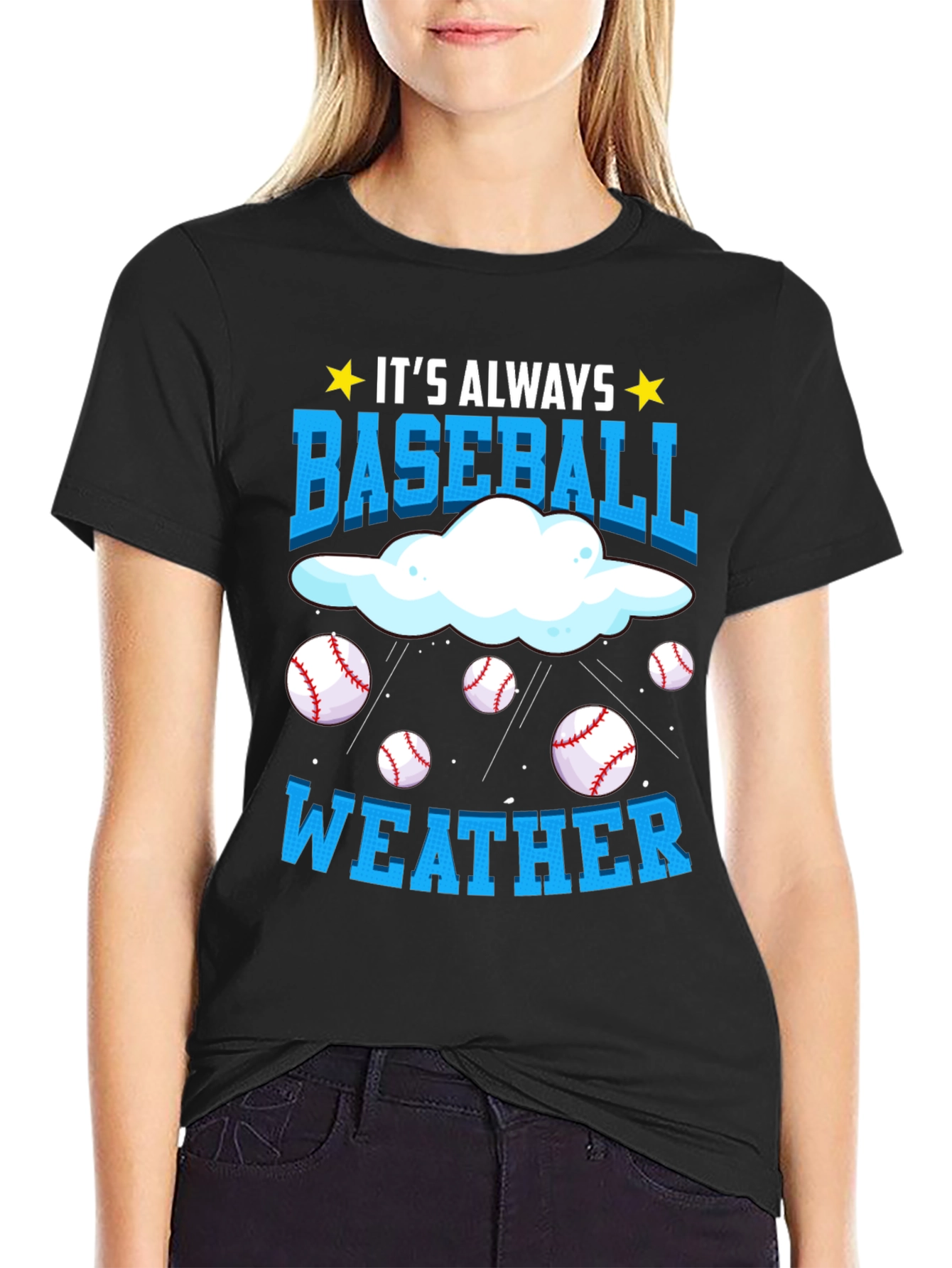 Baseball Weather Graphic Tee