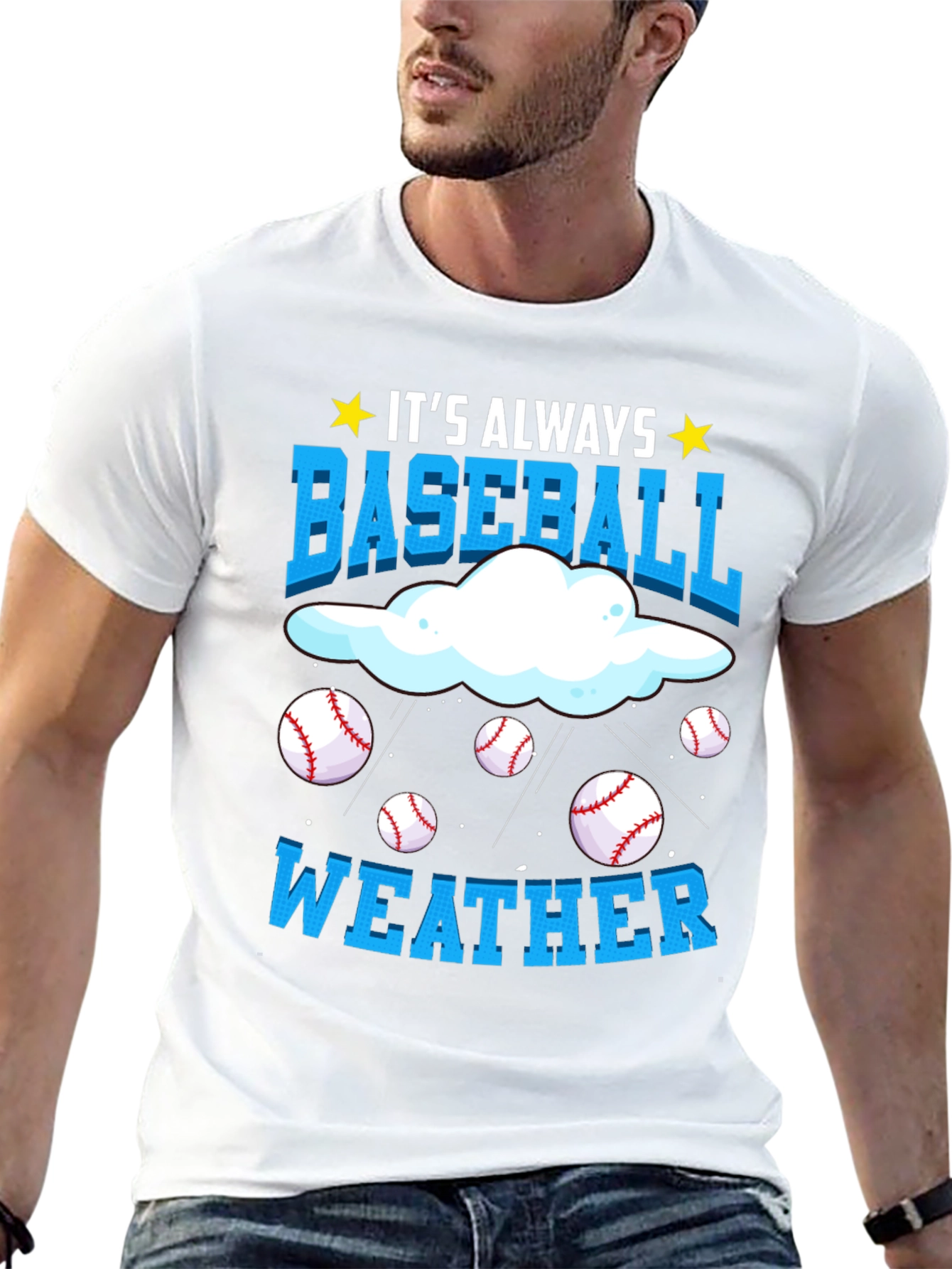 Baseball Weather Graphic Tee