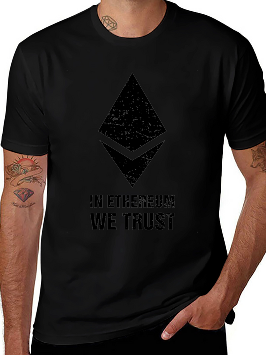 Ethereum We Trust Black T-Shirt Crypto Tee
