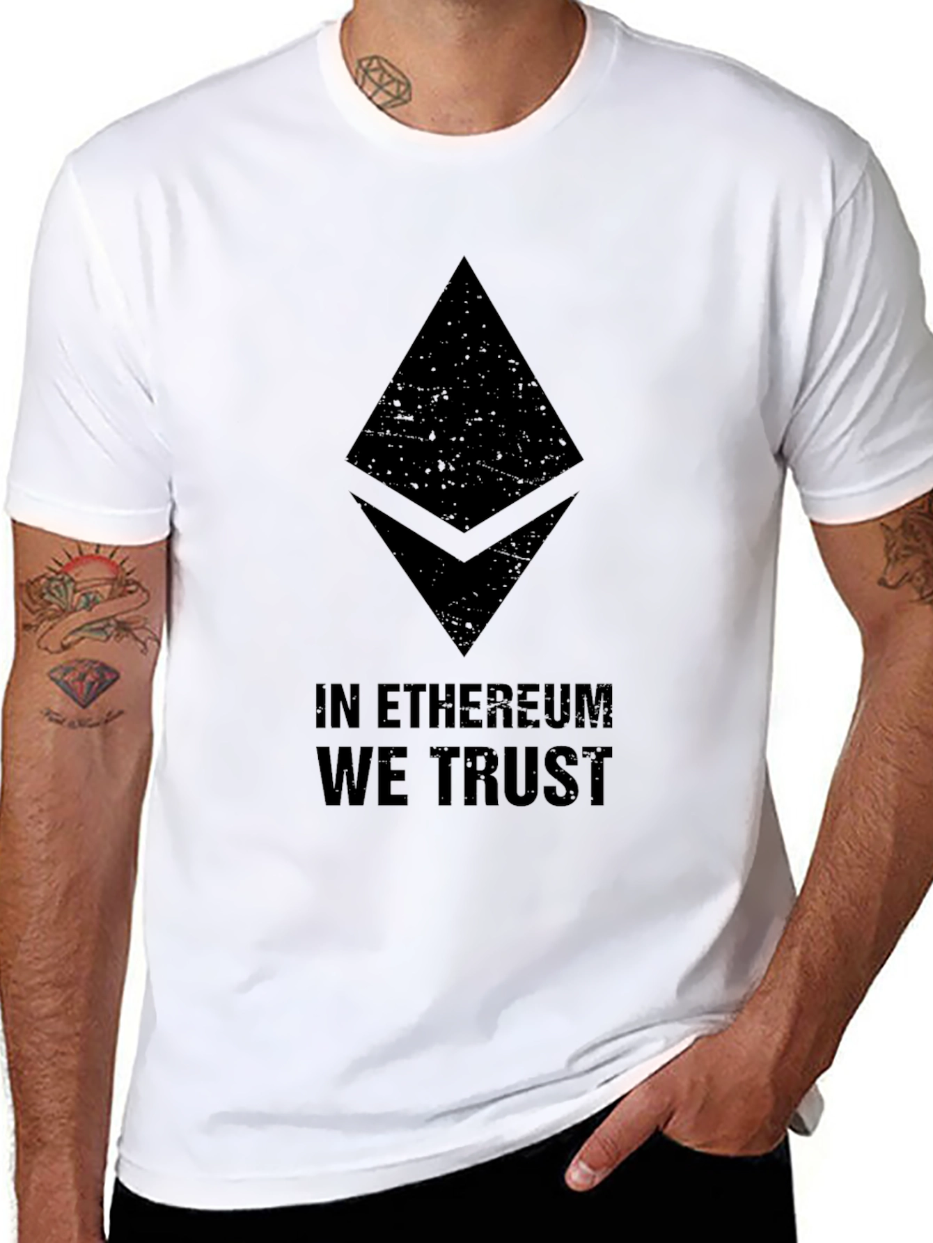 Ethereum We Trust Black T-Shirt Crypto Tee