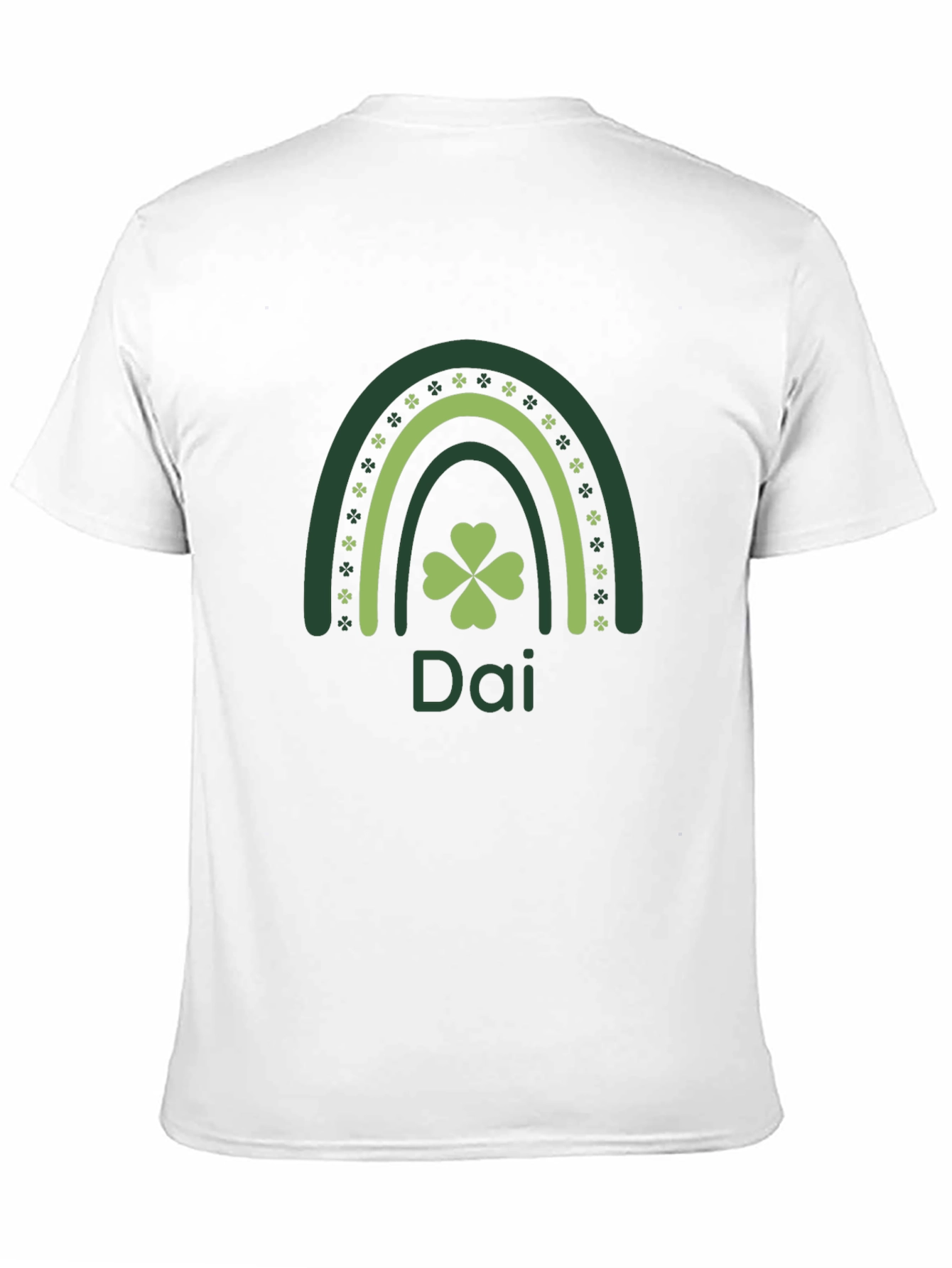 St. Patricks Day Rainbow Shamrock Dai T-Shirt