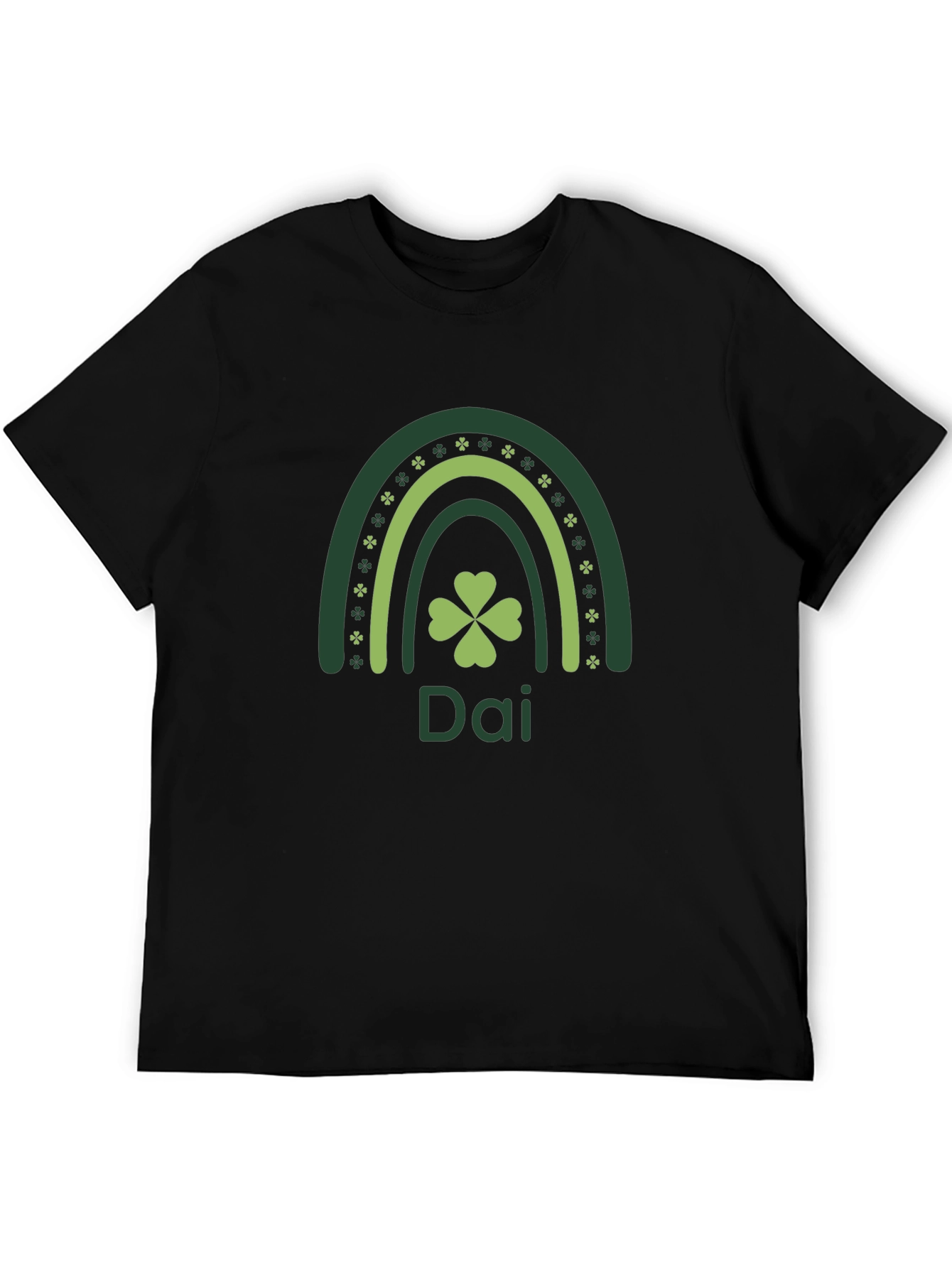 St. Patricks Day Rainbow Shamrock Dai T-Shirt