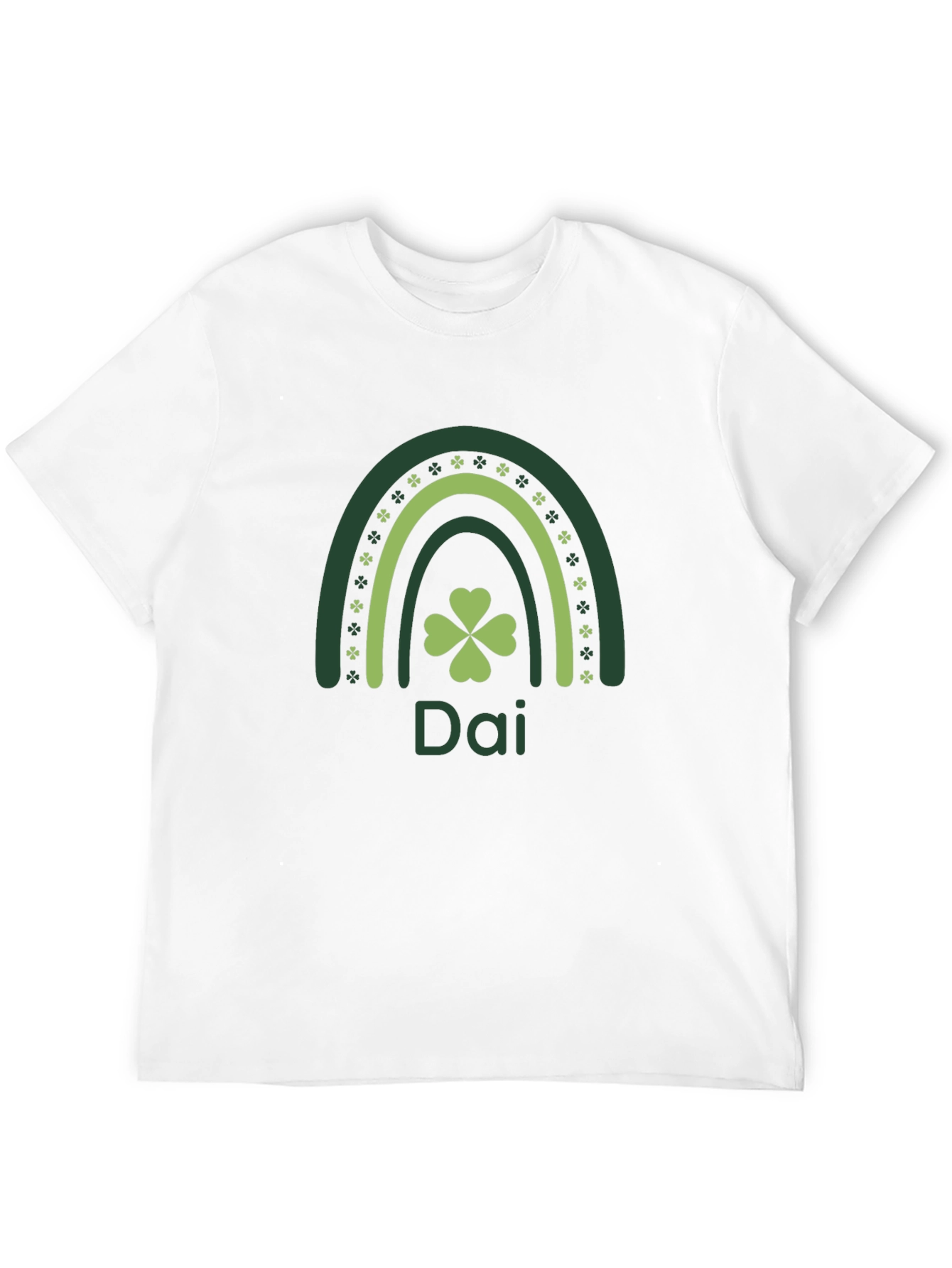 St. Patricks Day Rainbow Shamrock Dai T-Shirt