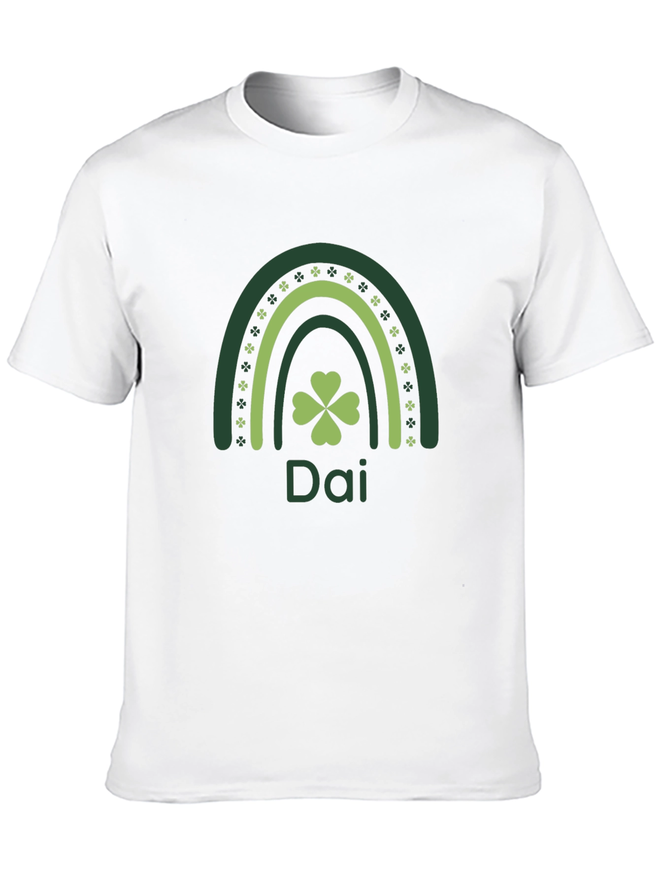 St. Patricks Day Rainbow Shamrock Dai T-Shirt