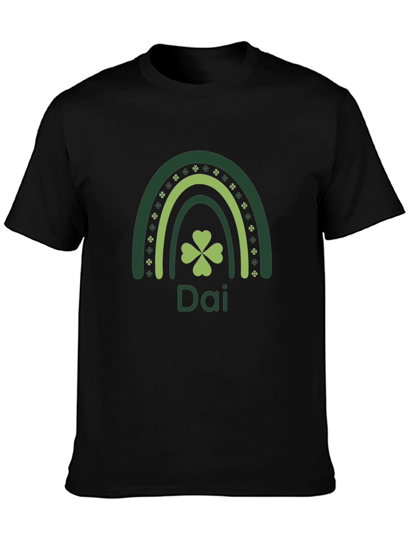 St. Patricks Day Rainbow Shamrock Dai T-Shirt