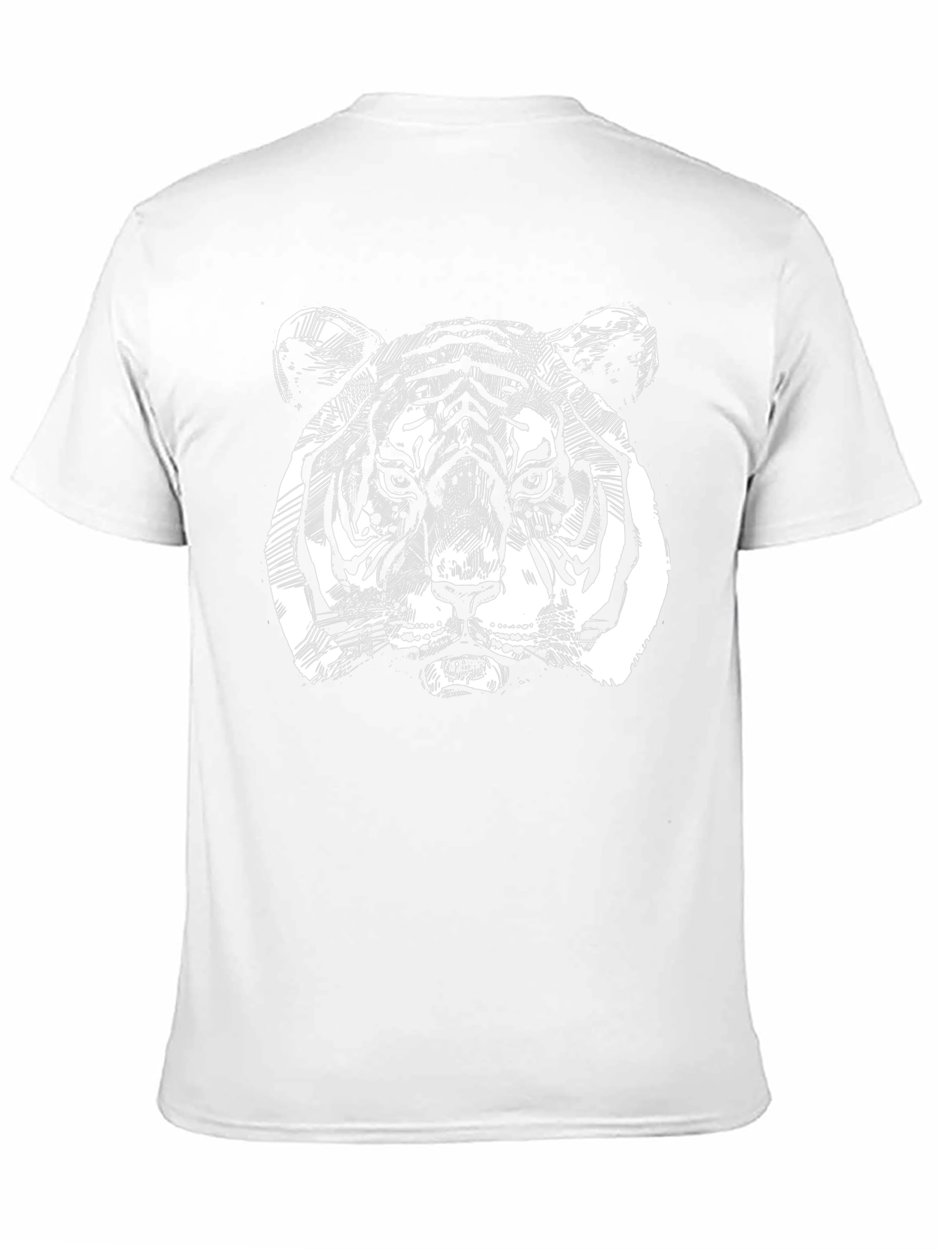 Bold Tiger Graphic Tee - Mens Black T-Shirt