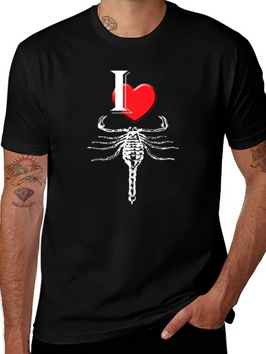 I Love Scorpion Graphic T-Shirt