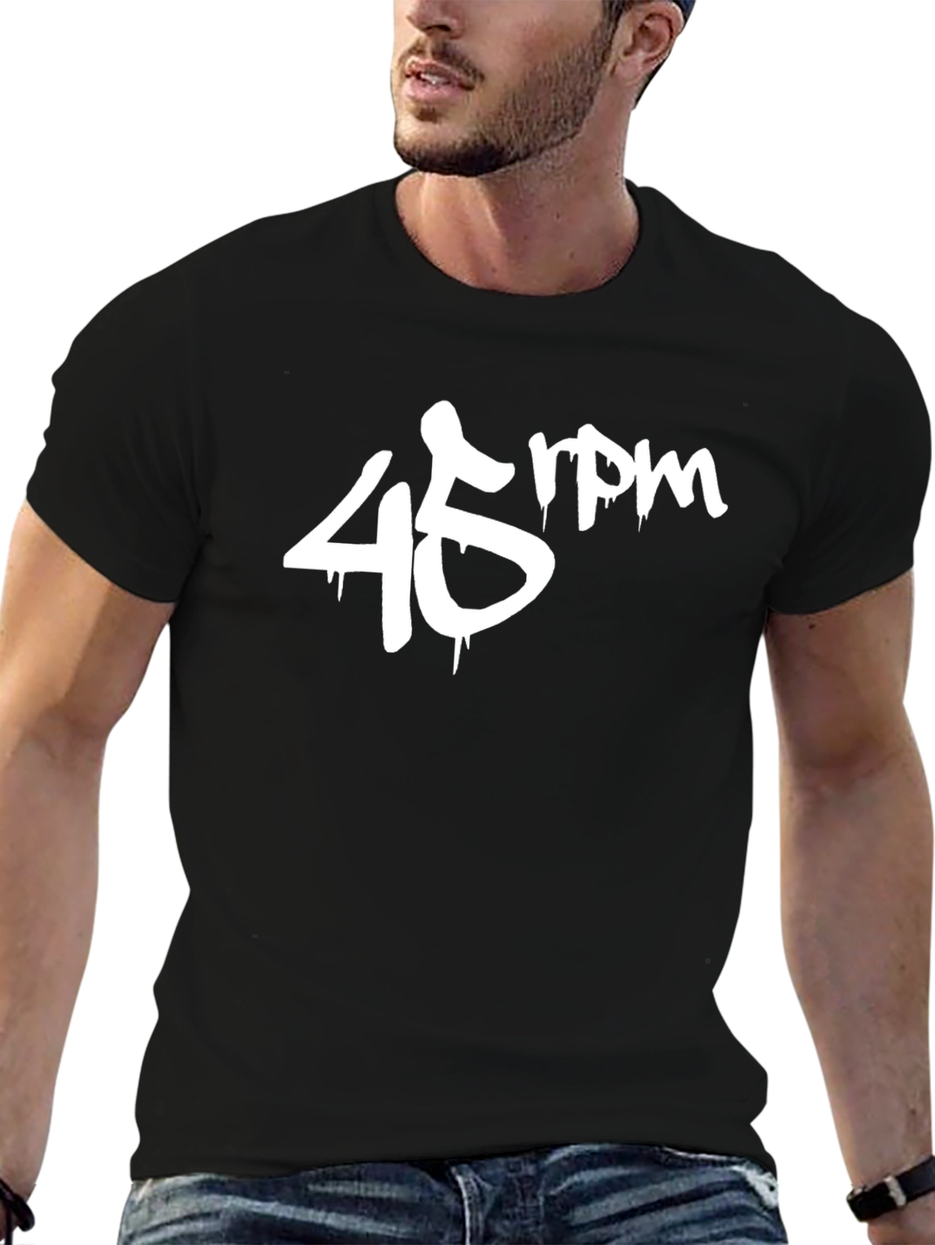 45 RPM Graphic Tee - Retro Music Lover T-Shirt