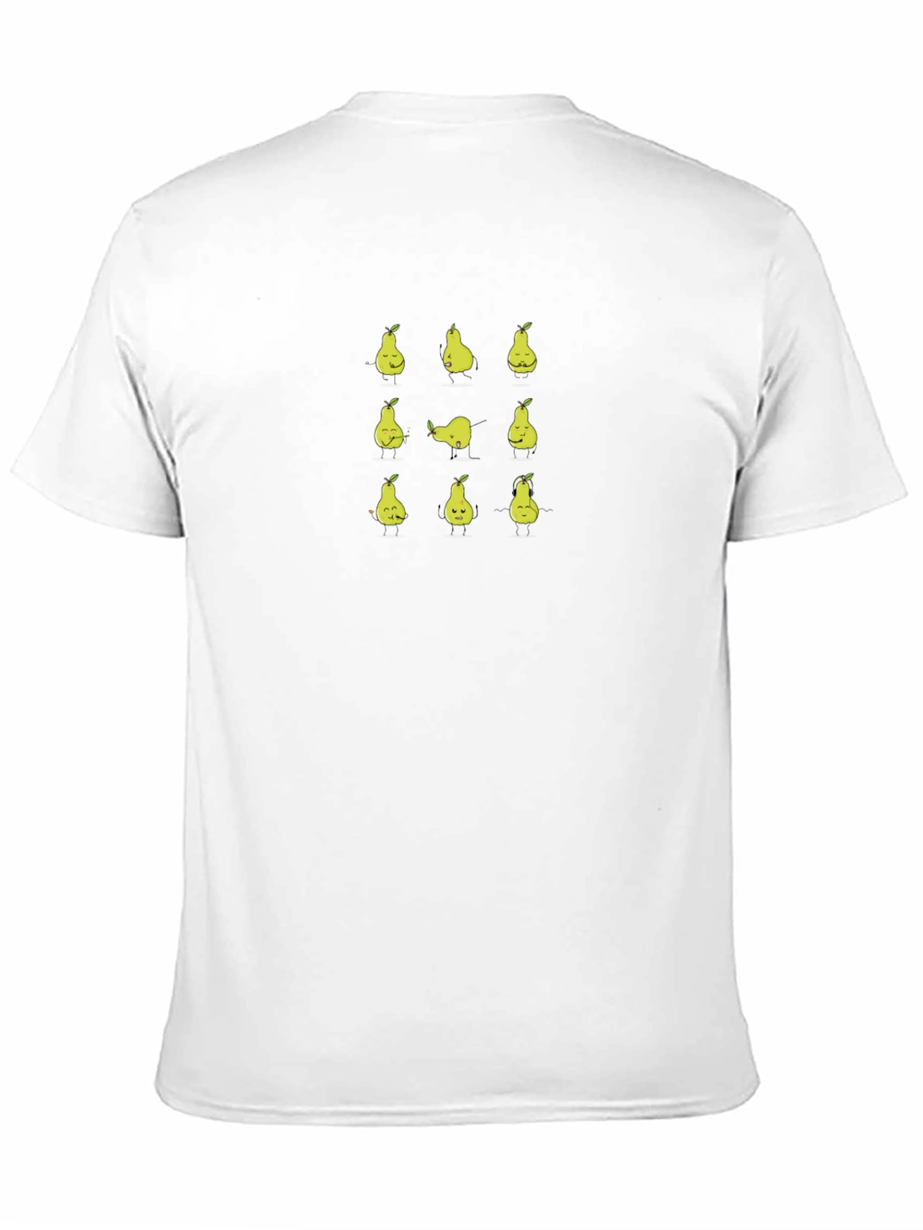 Funny Pear Yoga T-Shirt - Black Graphic Tee