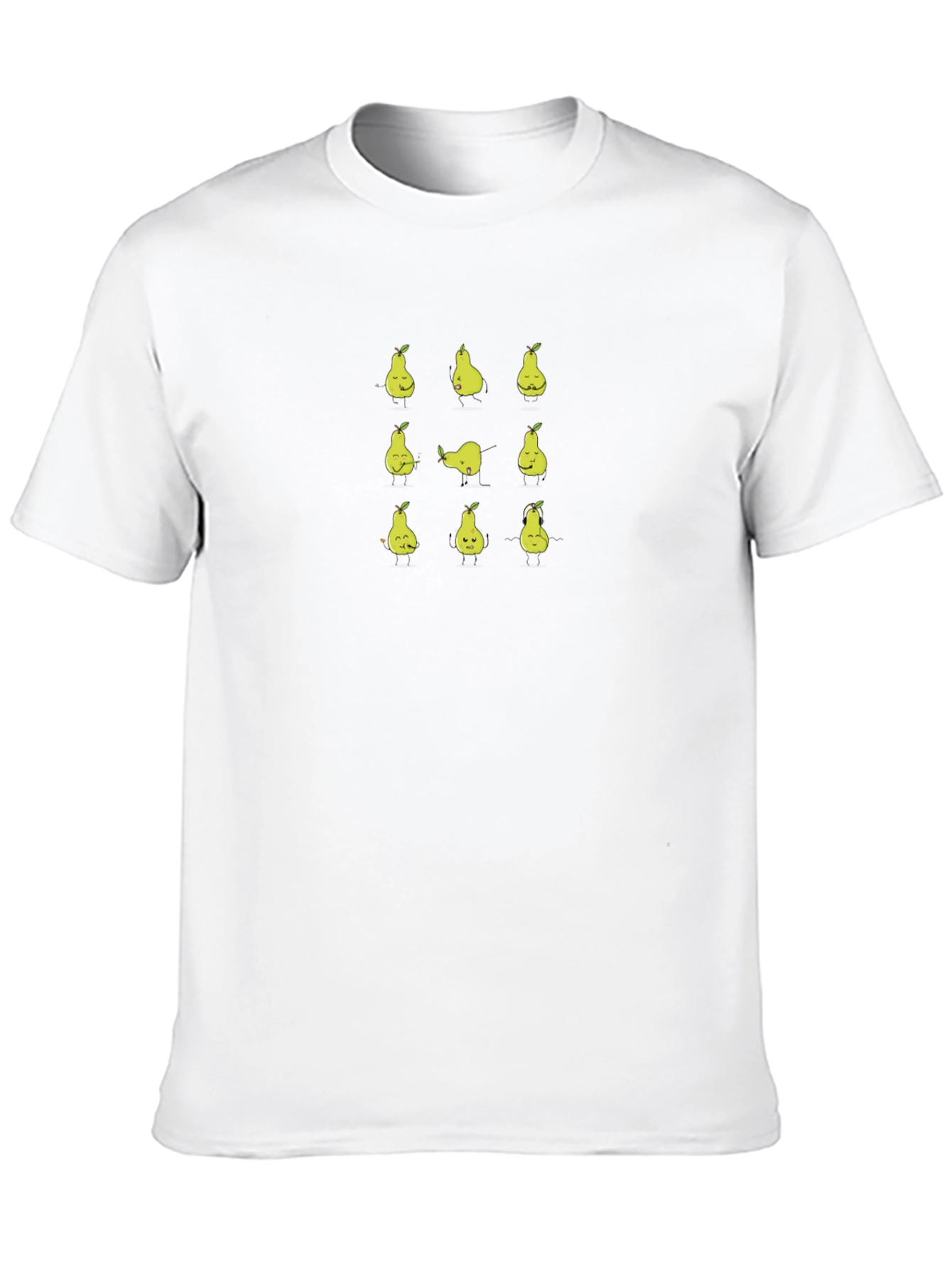 Funny Pear Yoga T-Shirt - Black Graphic Tee