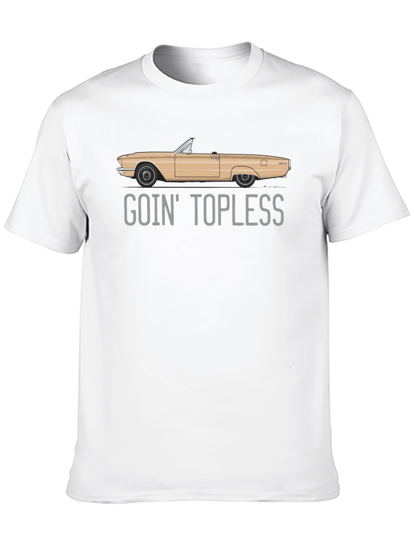 Goin Topless Car Graphic Tee