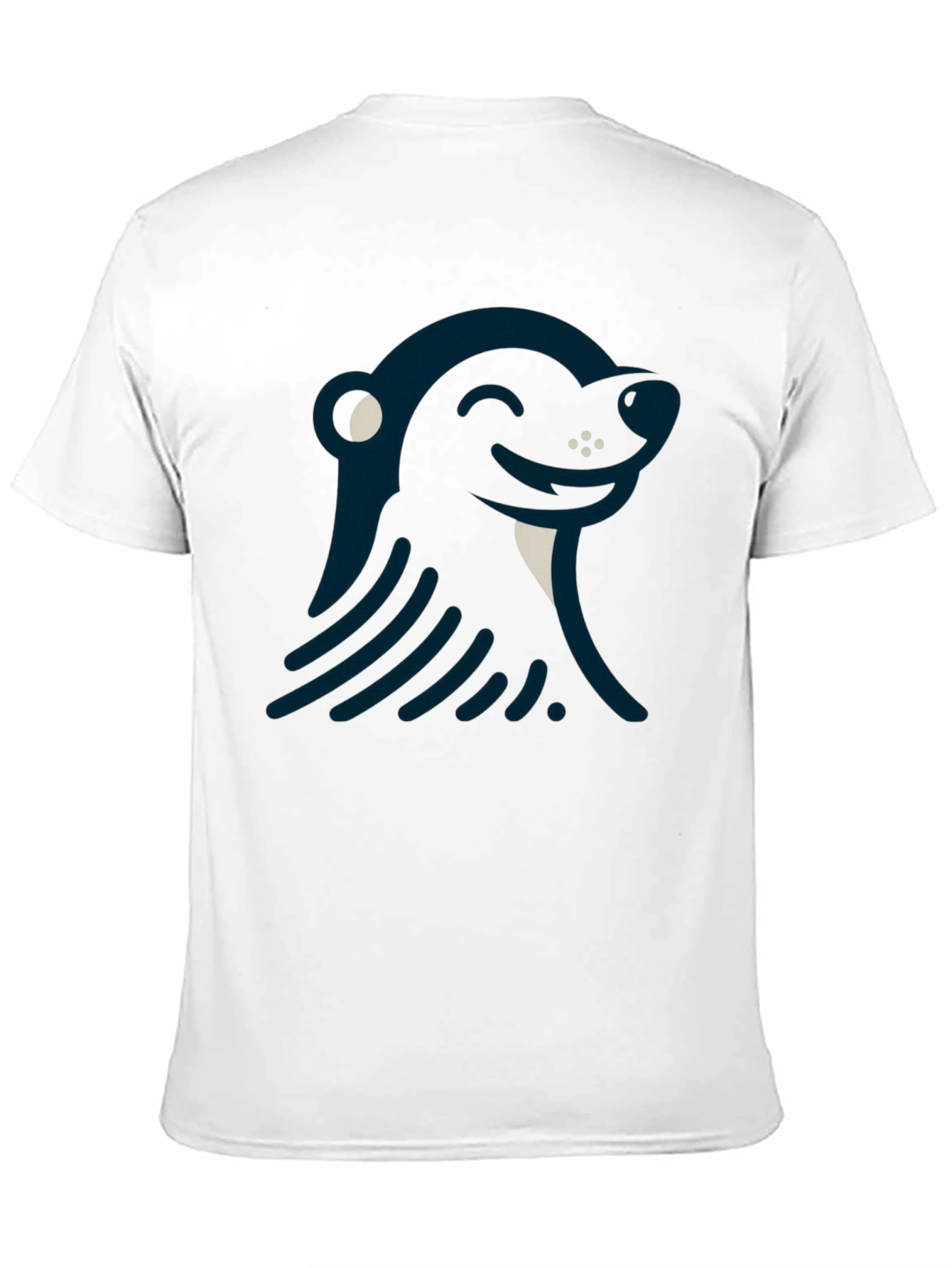 Cool Graphic Tee - Smiling Wolverine Design