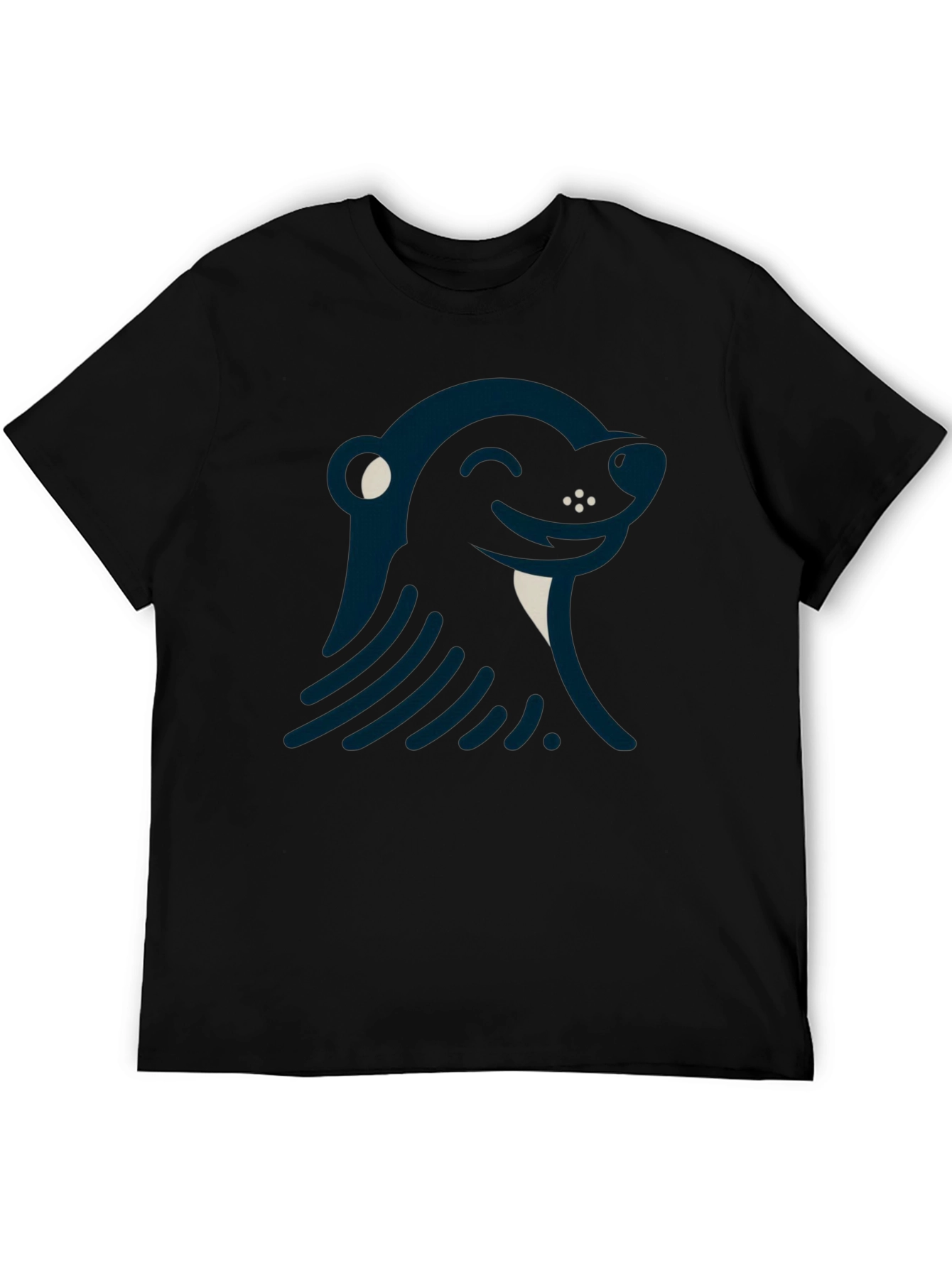 Cool Graphic Tee - Smiling Wolverine Design