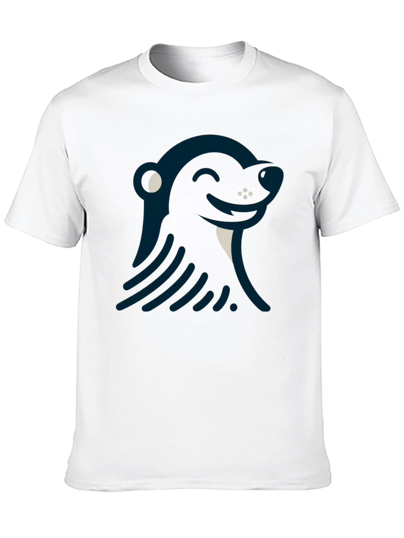 Cool Graphic Tee - Smiling Wolverine Design