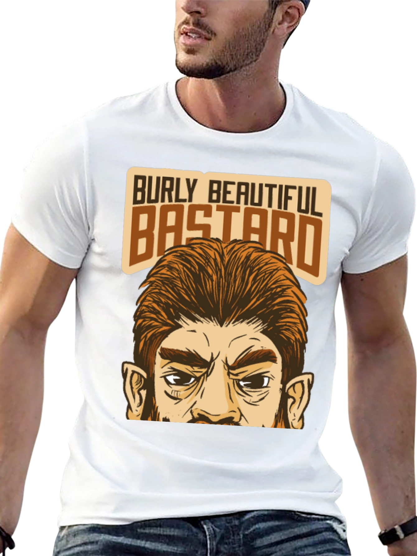 Burly Beautiful Bastard Graphic T-Shirt