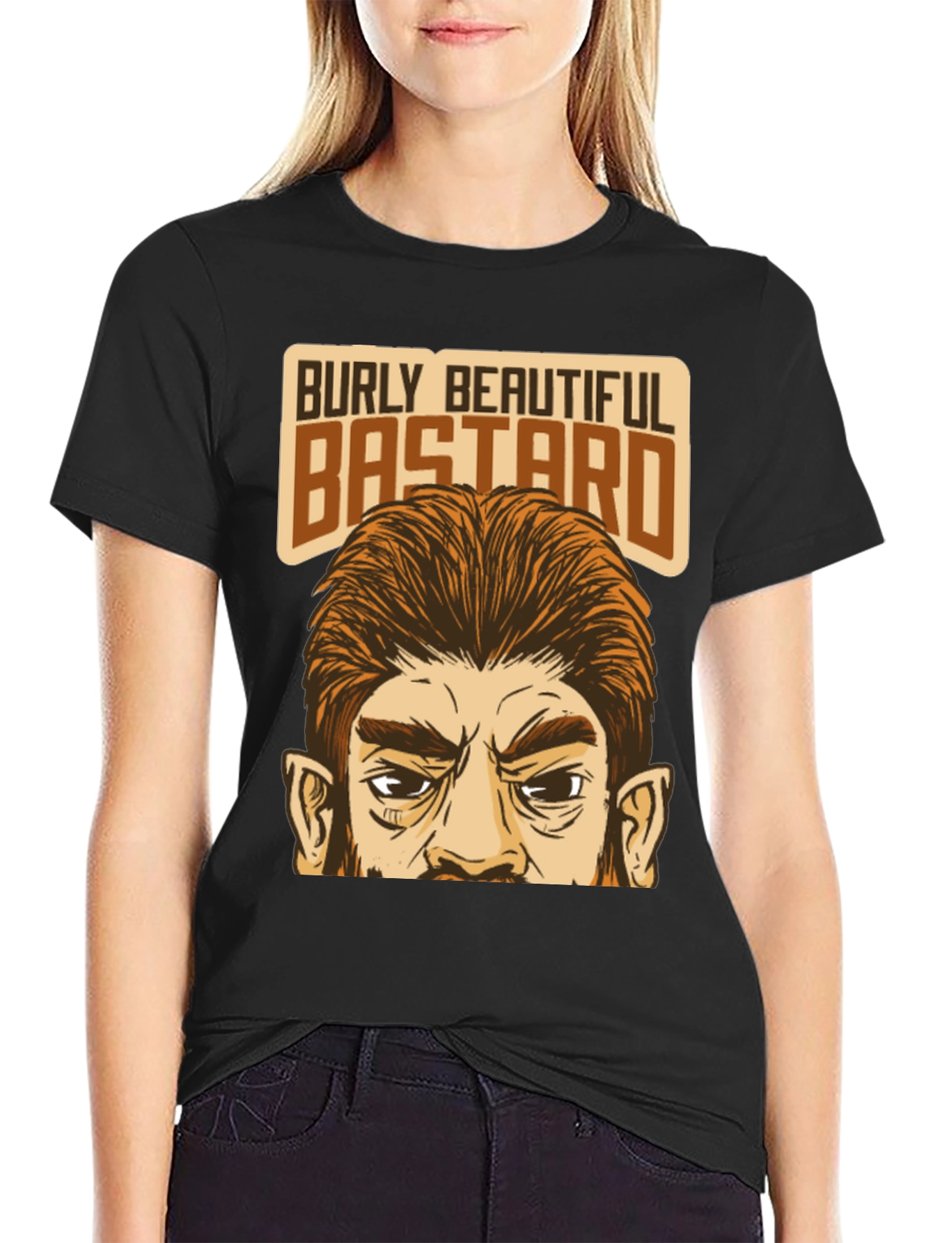 Burly Beautiful Bastard Graphic T-Shirt