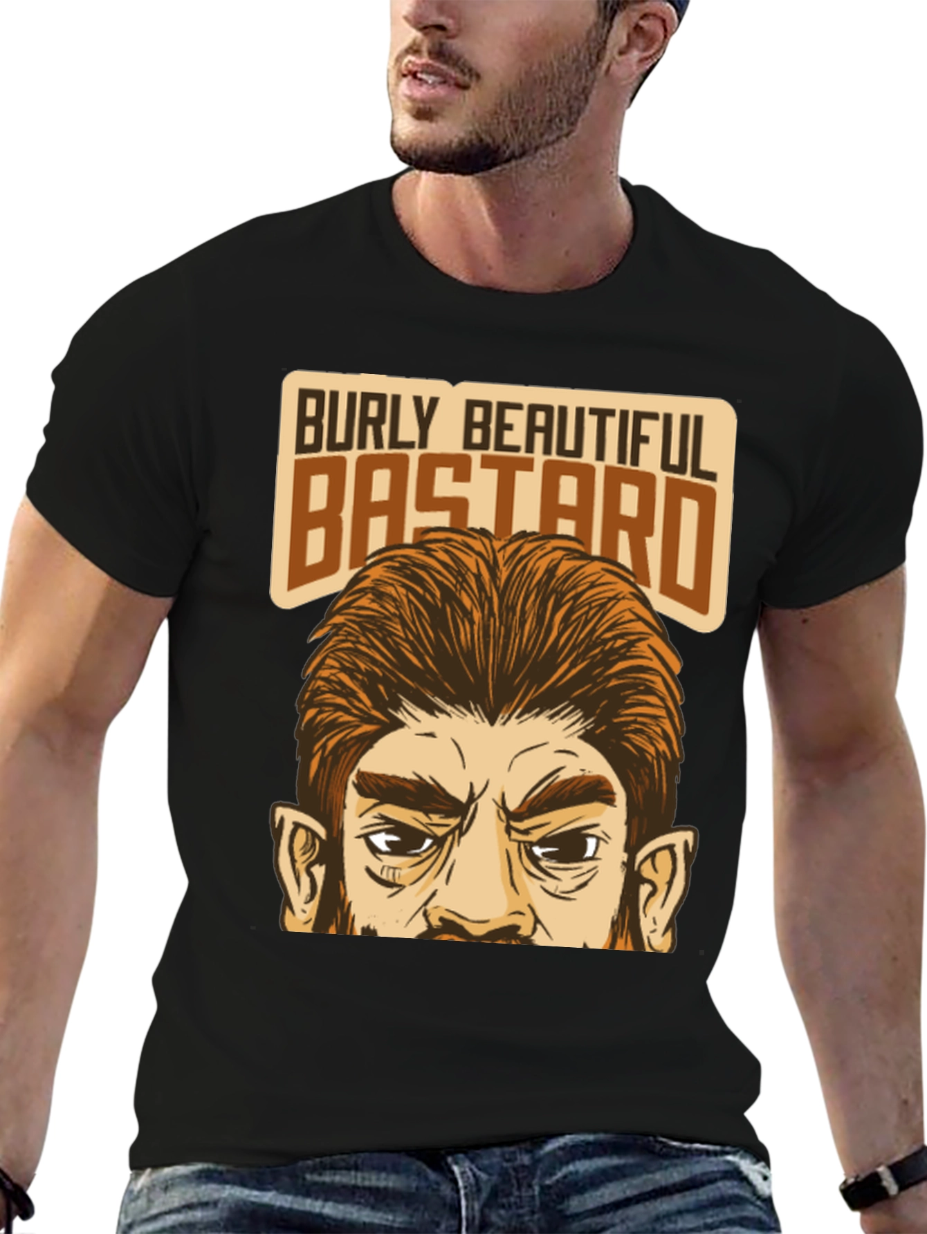 Burly Beautiful Bastard Graphic T-Shirt