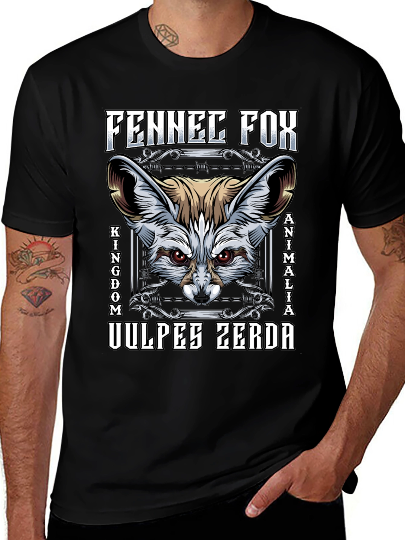 Fennec Fox Graphic T-Shirt - Animal Kingdom Tee