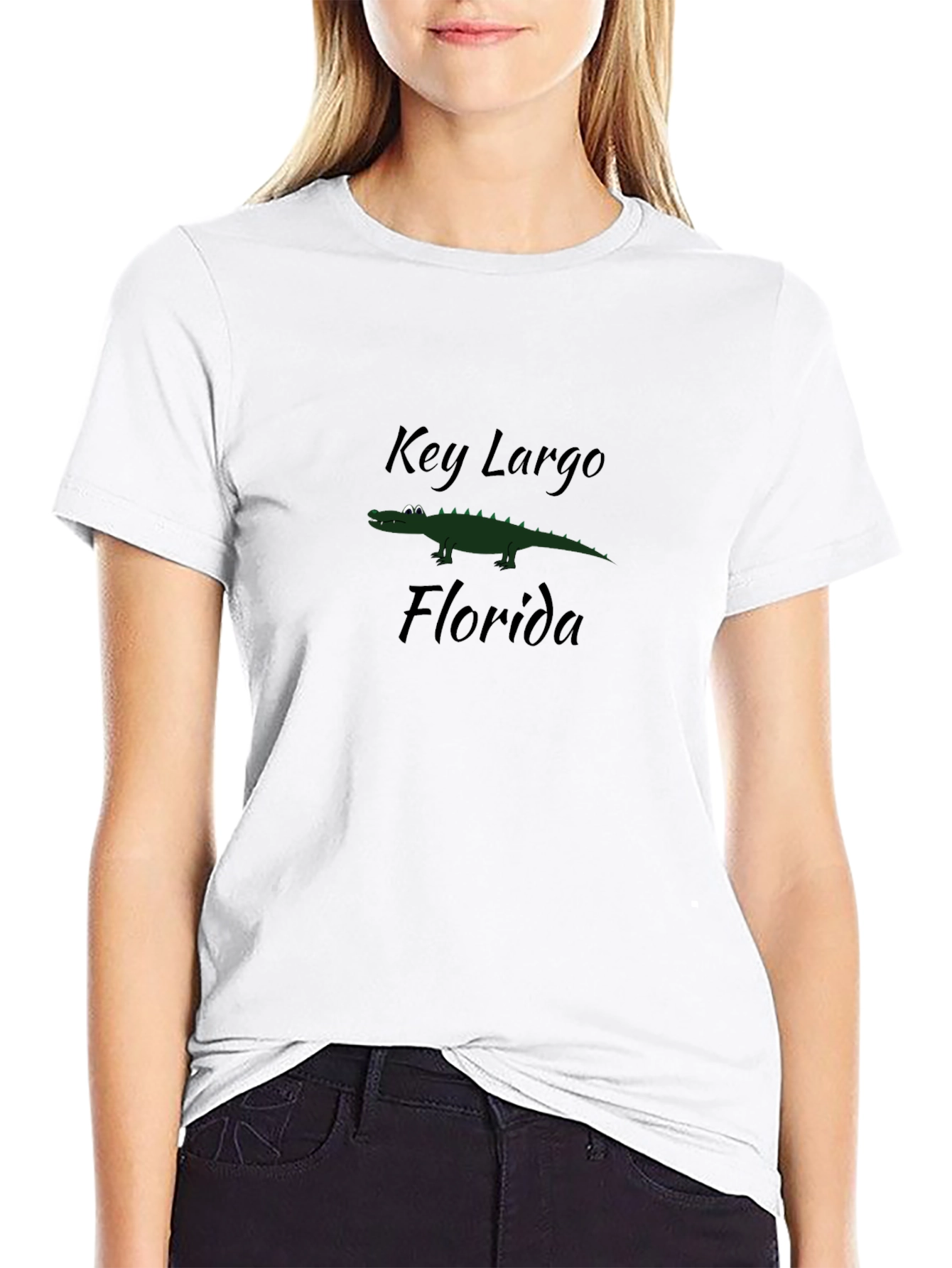 Key Largo Florida Alligator Graphic Tee