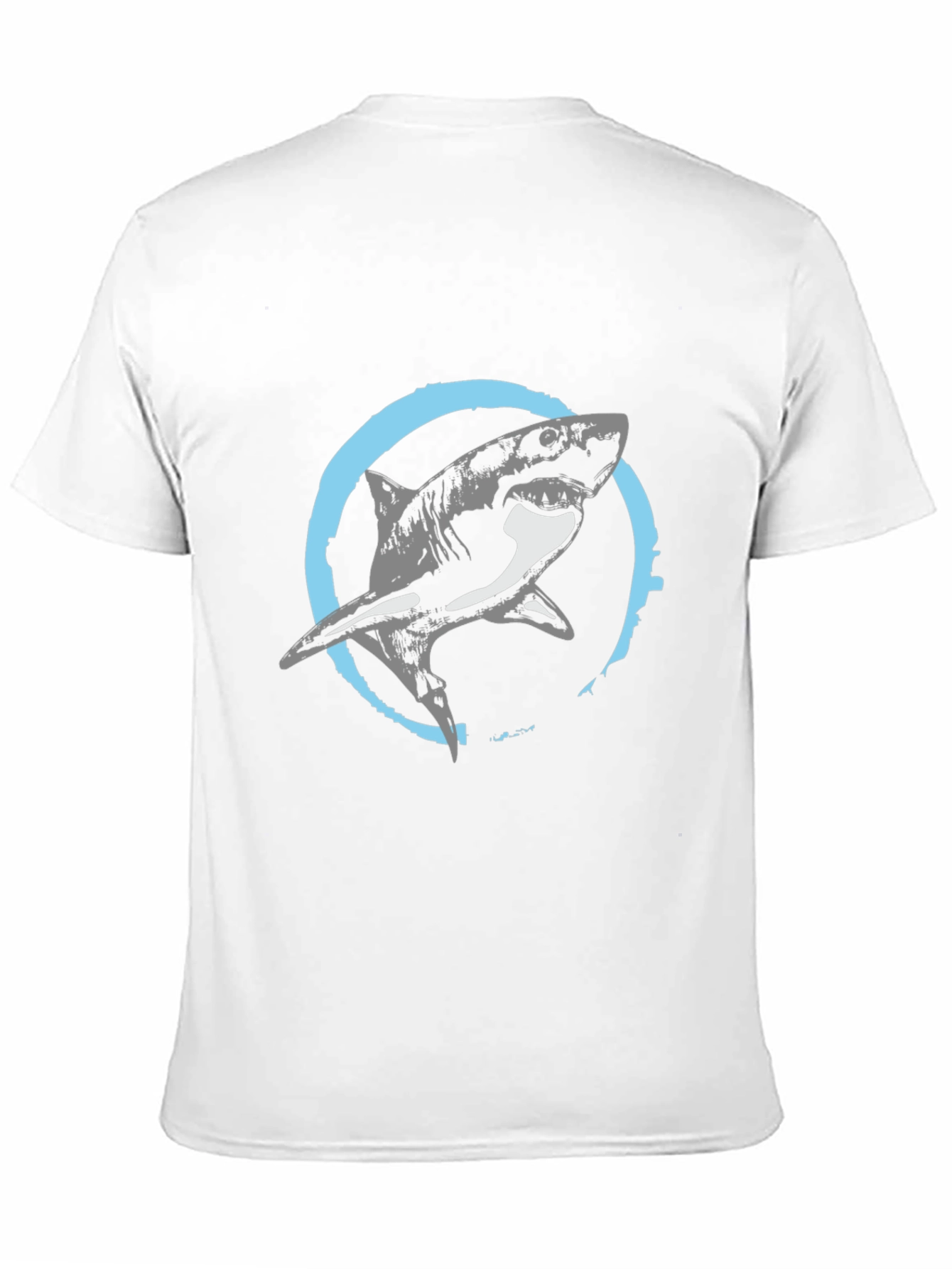 Shark Graphic Tee - Mens Black T-Shirt
