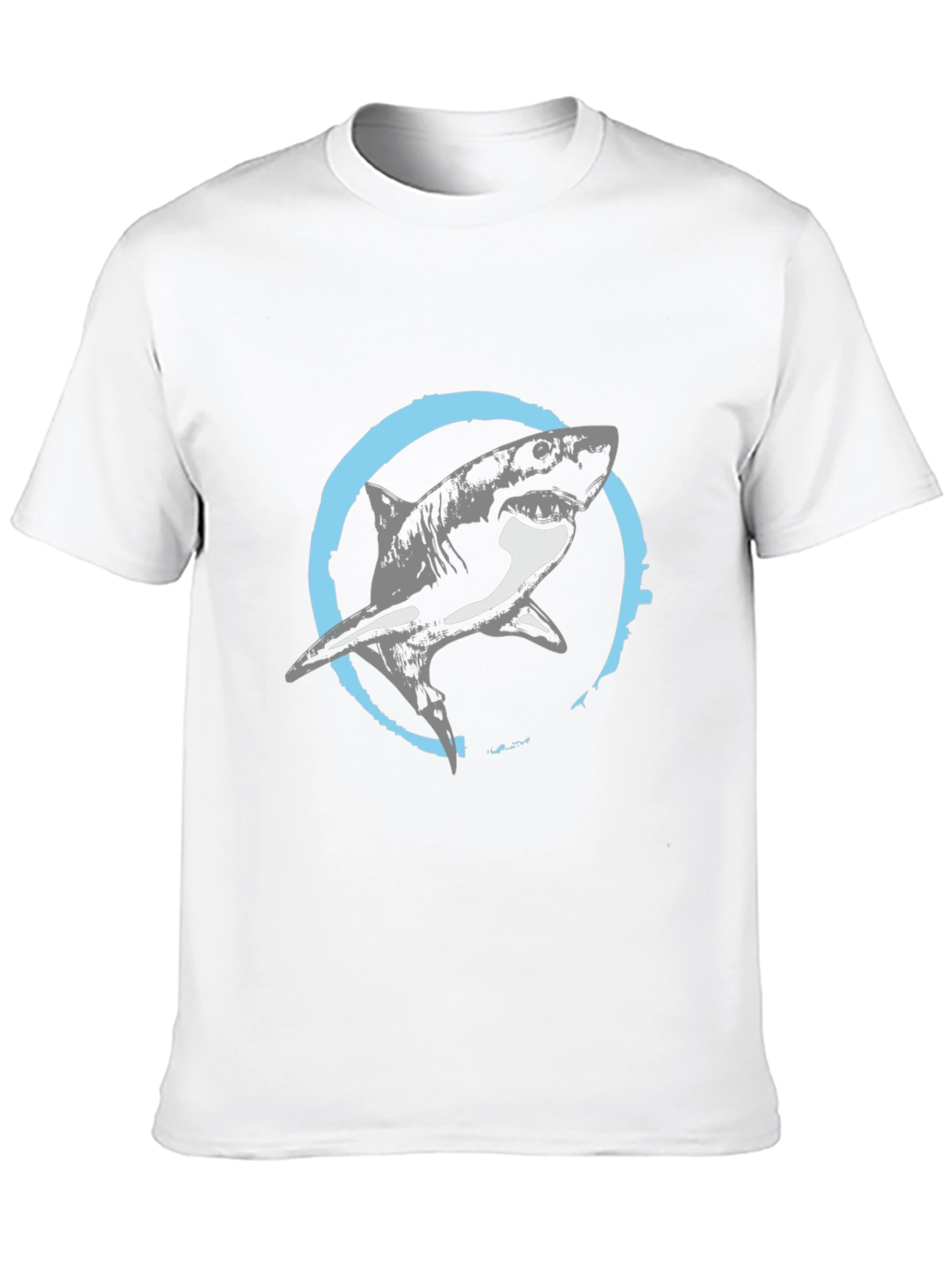 Shark Graphic Tee - Mens Black T-Shirt