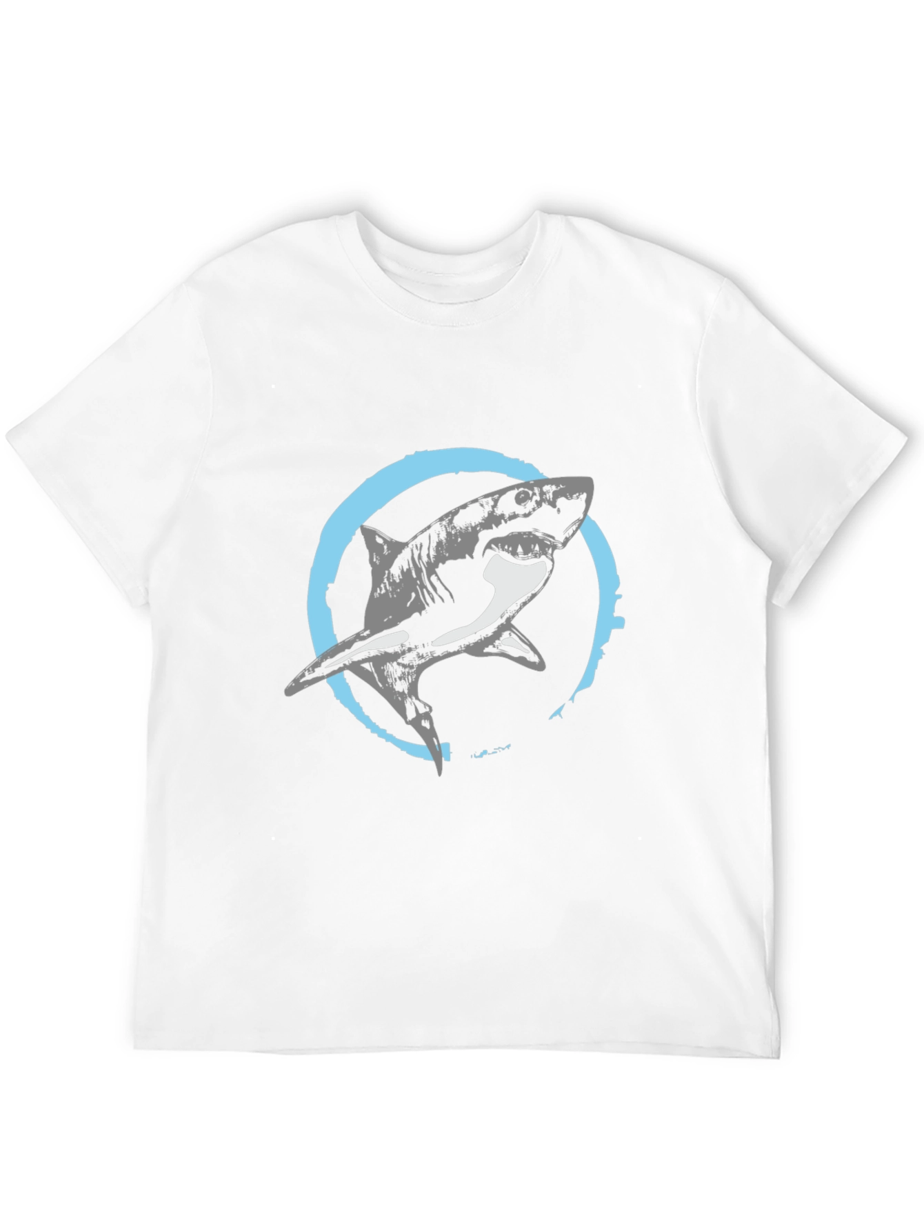 Shark Graphic Tee - Mens Black T-Shirt