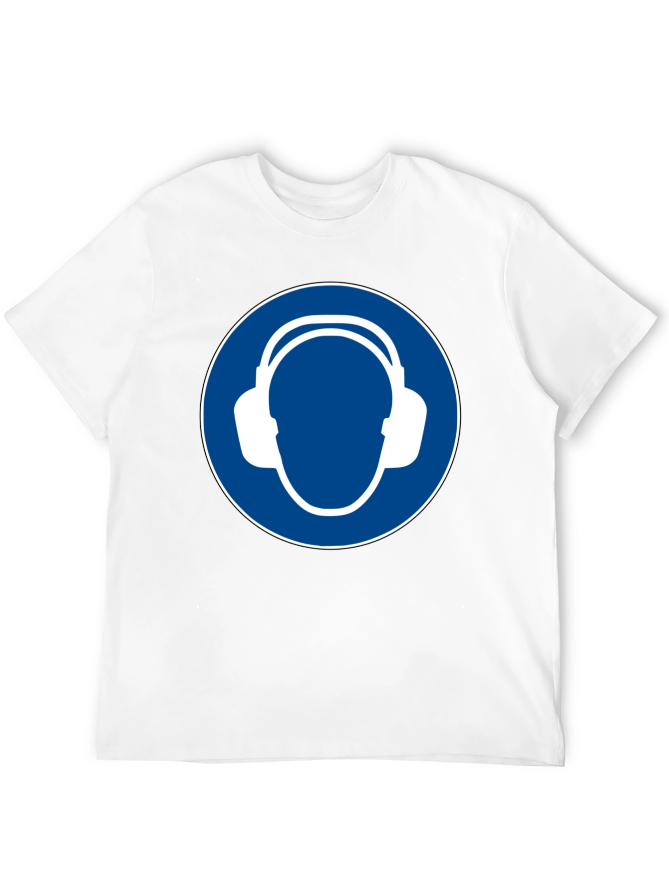 Wear Ear Protection Black T-Shirt
