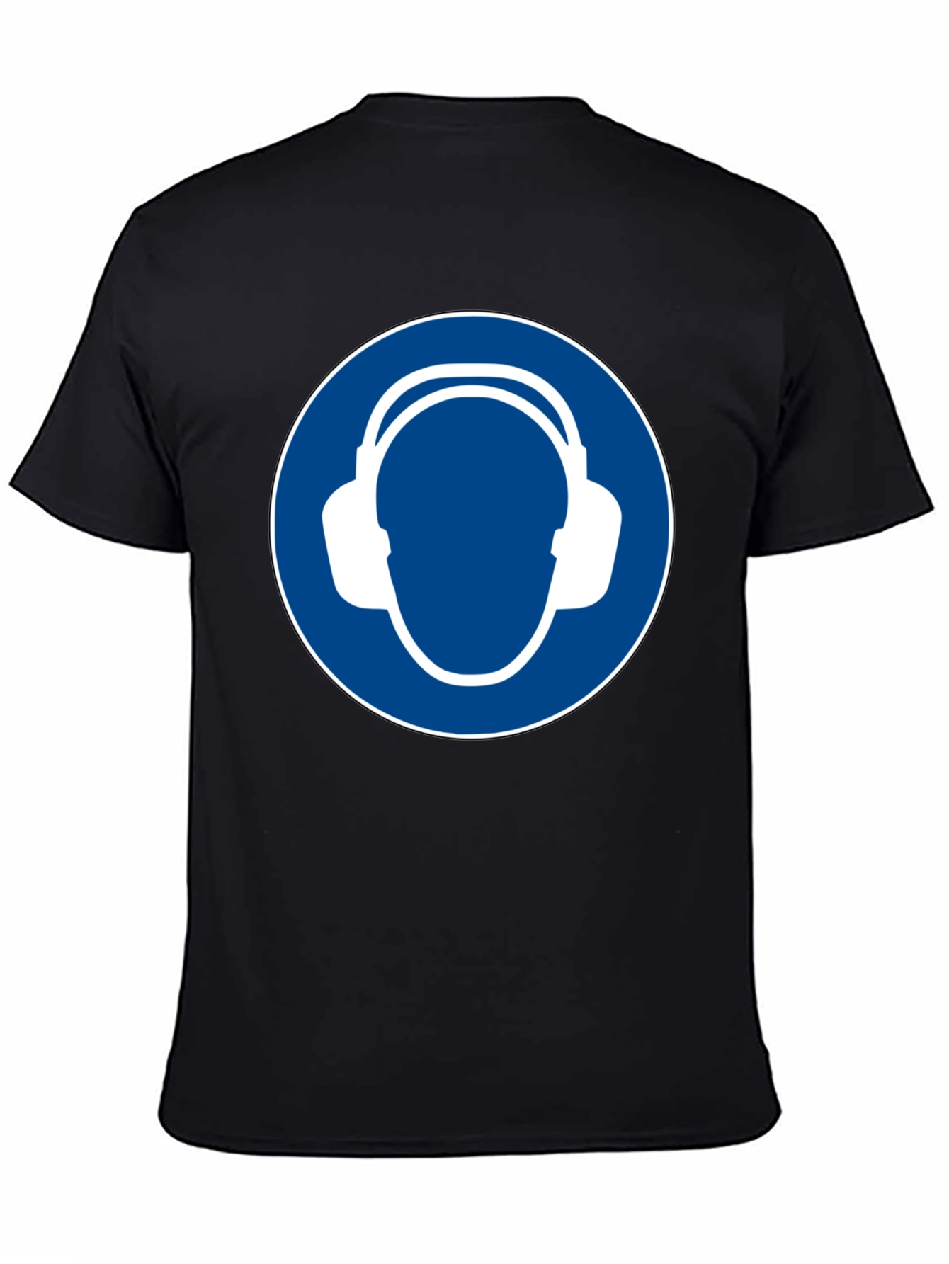 Wear Ear Protection Black T-Shirt