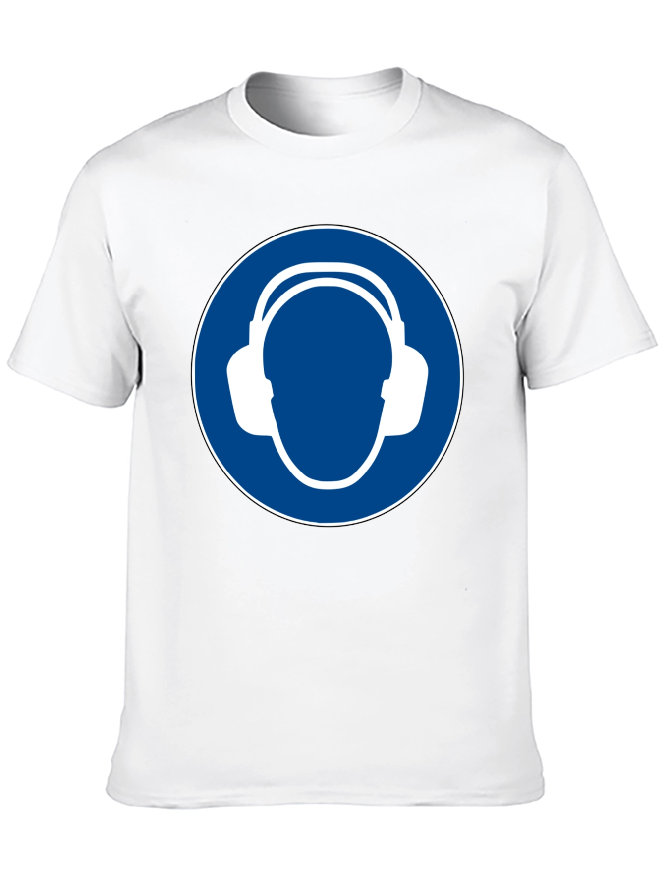 Wear Ear Protection Black T-Shirt