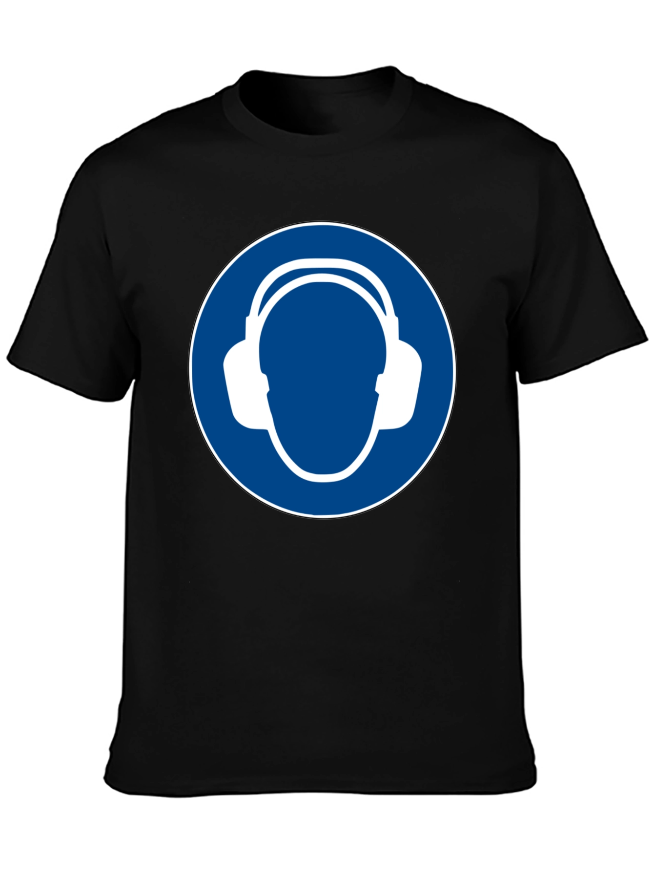 Wear Ear Protection Black T-Shirt