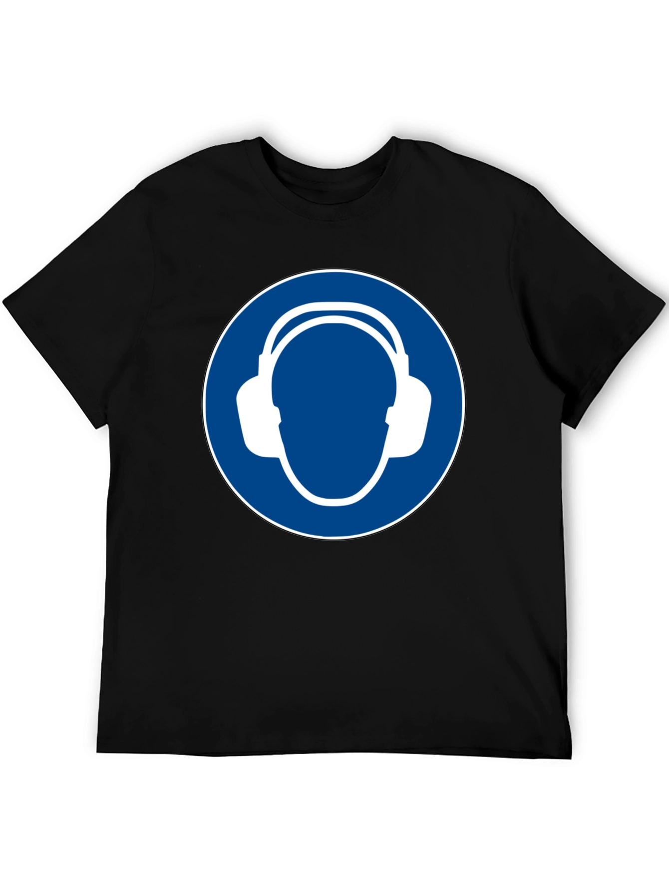 Wear Ear Protection Black T-Shirt