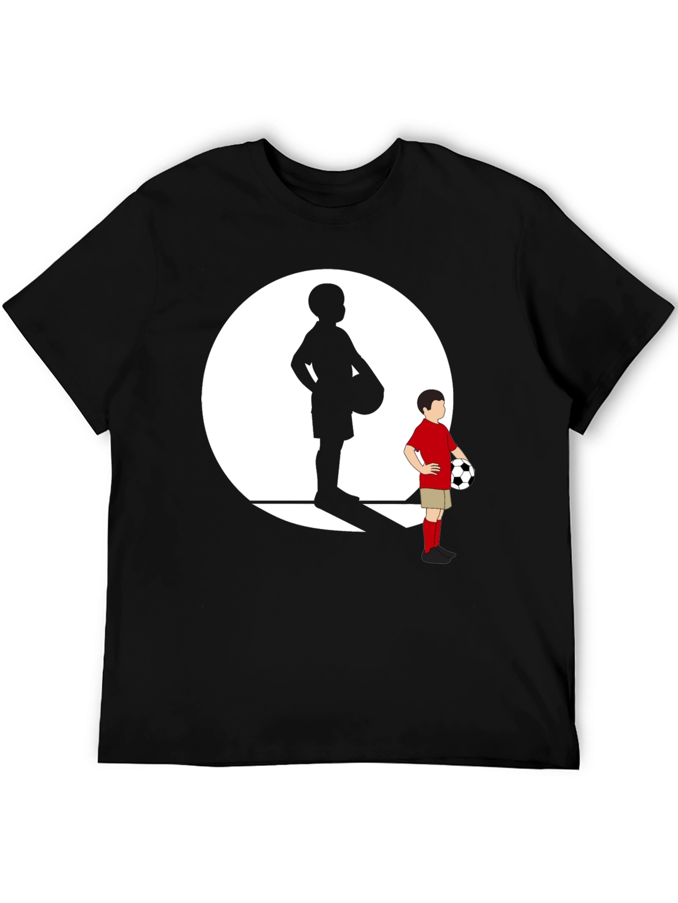 Soccer Kids T-Shirt - Black Graphic Tee