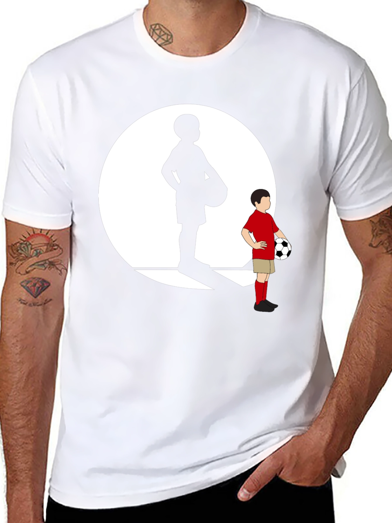 Soccer Kids T-Shirt - Black Graphic Tee