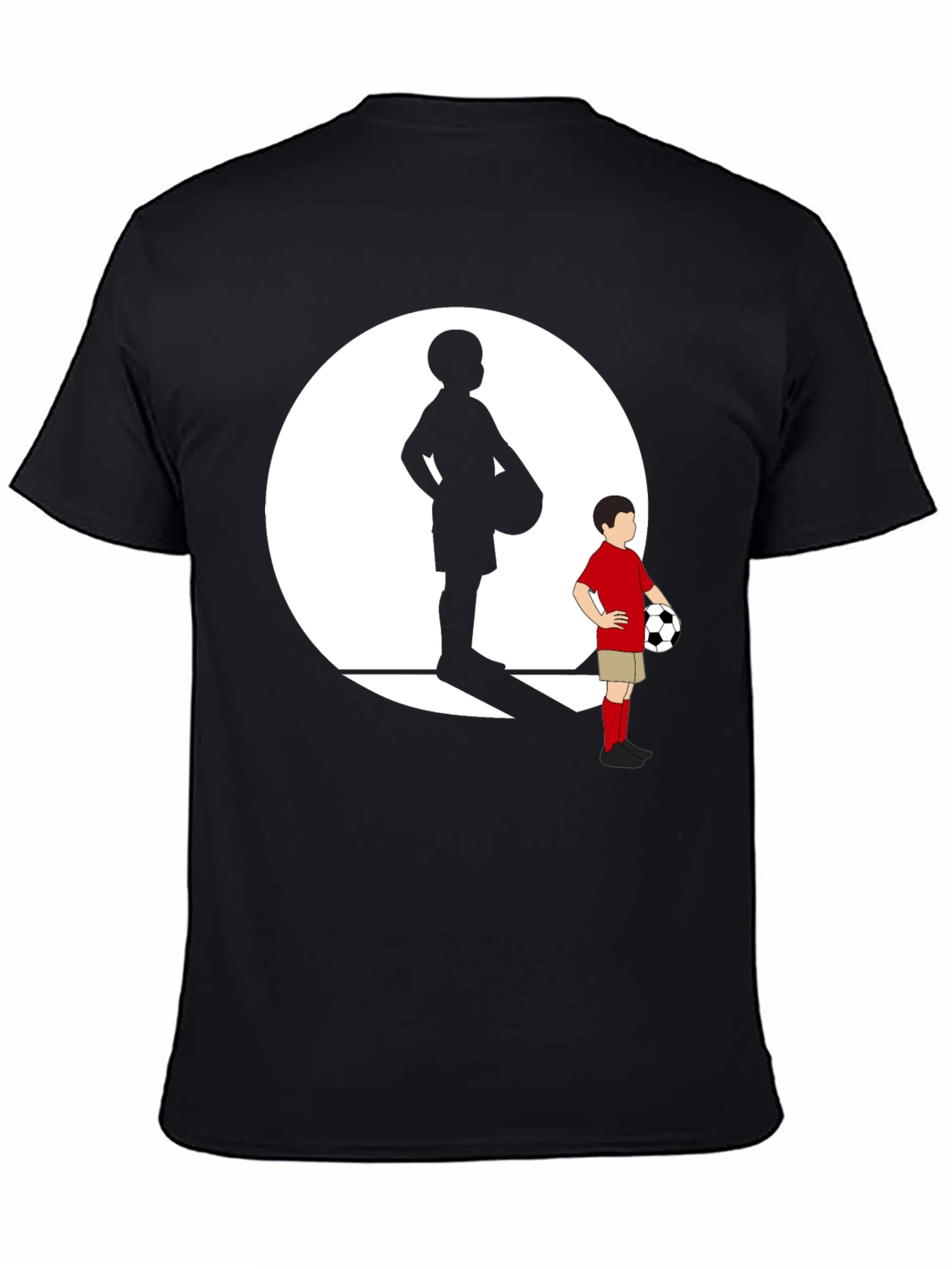 Soccer Kids T-Shirt - Black Graphic Tee