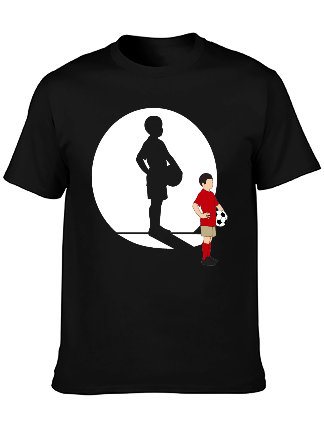 Soccer Kids T-Shirt - Black Graphic Tee