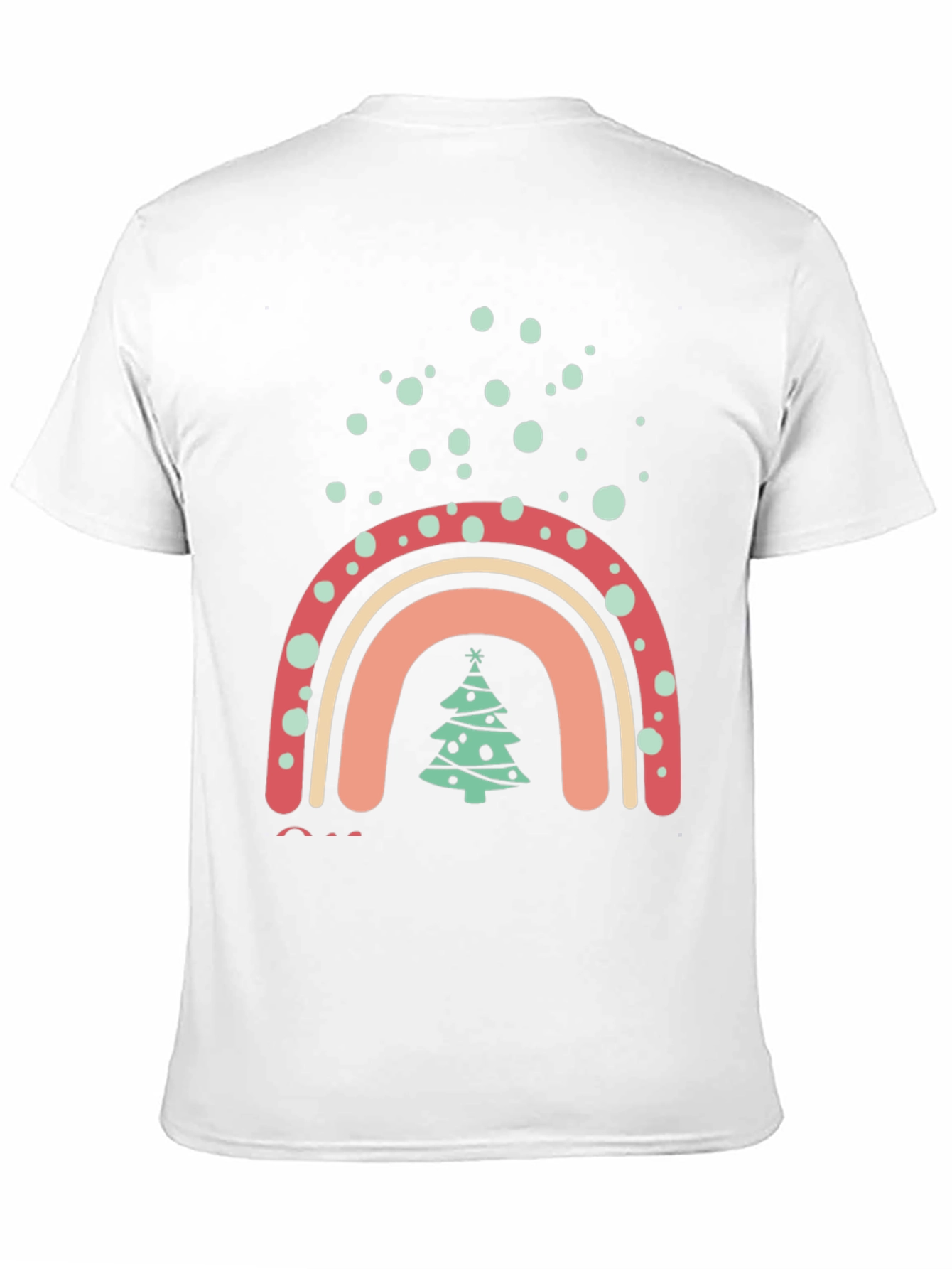 Festive Rainbow Christmas Tree T-Shirt