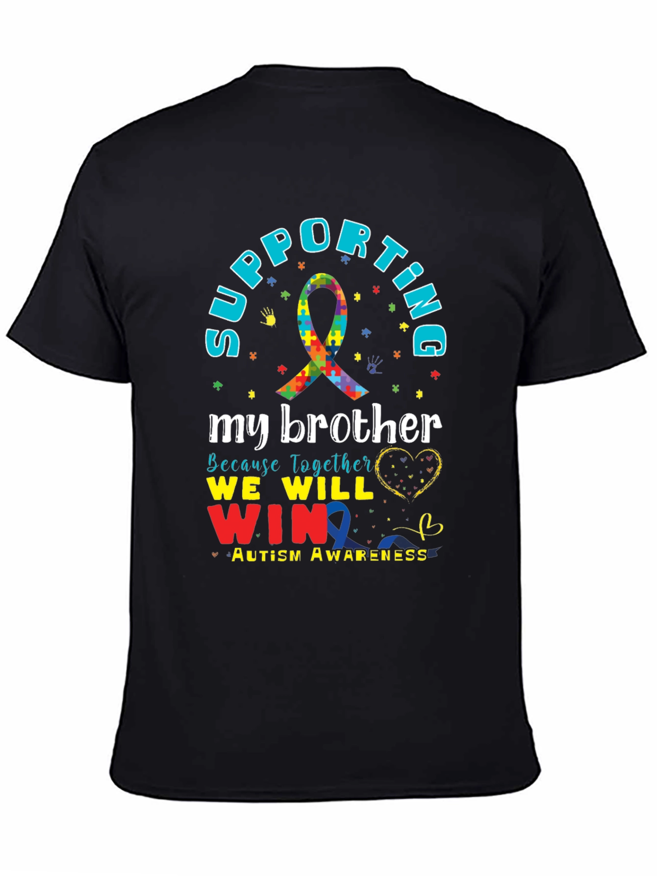 Supporting My Brother Autism Awareness T-Shirt