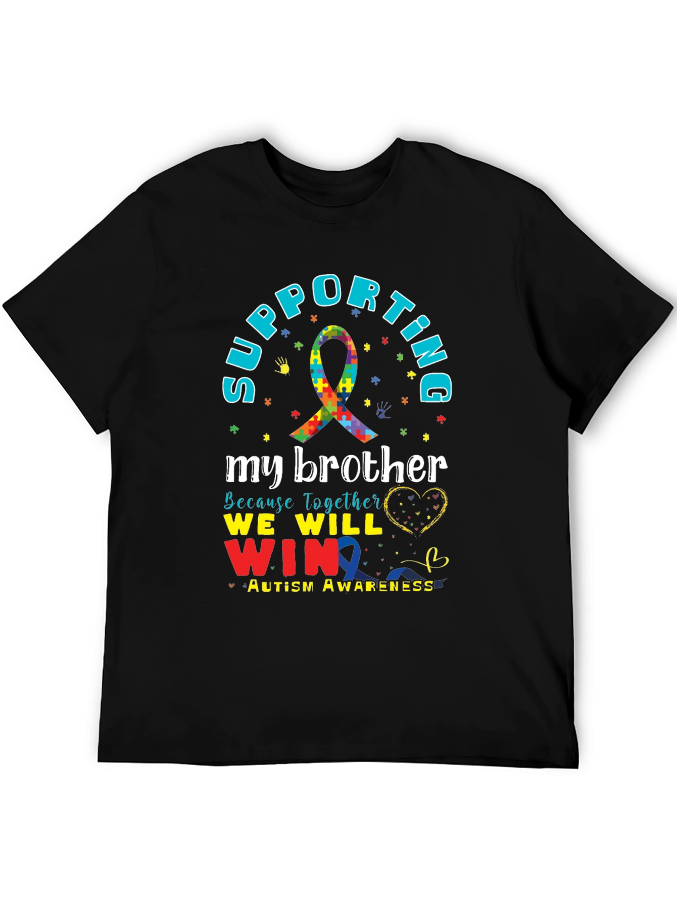 Supporting My Brother Autism Awareness T-Shirt