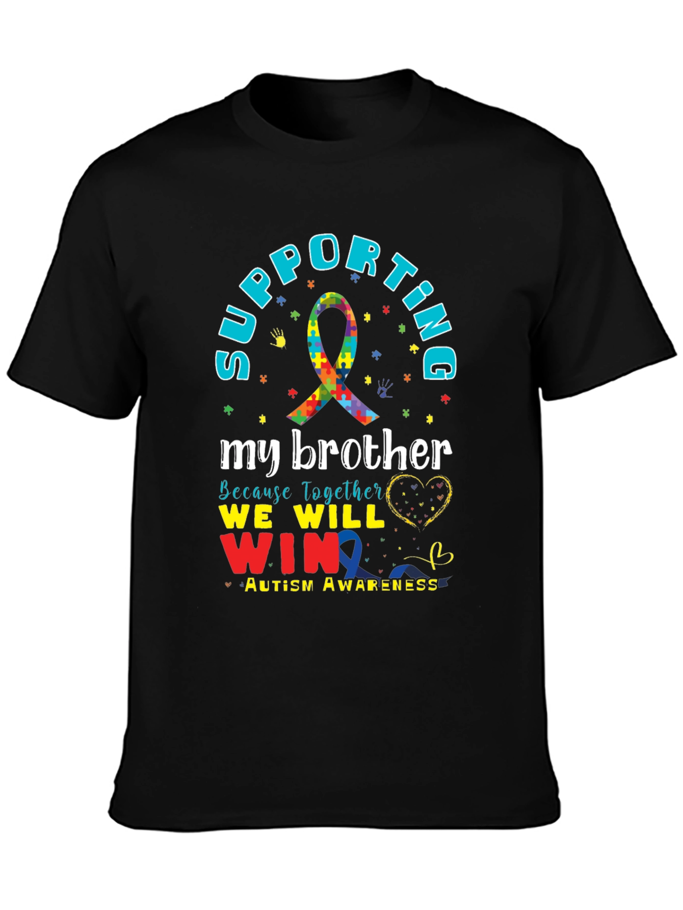Supporting My Brother Autism Awareness T-Shirt