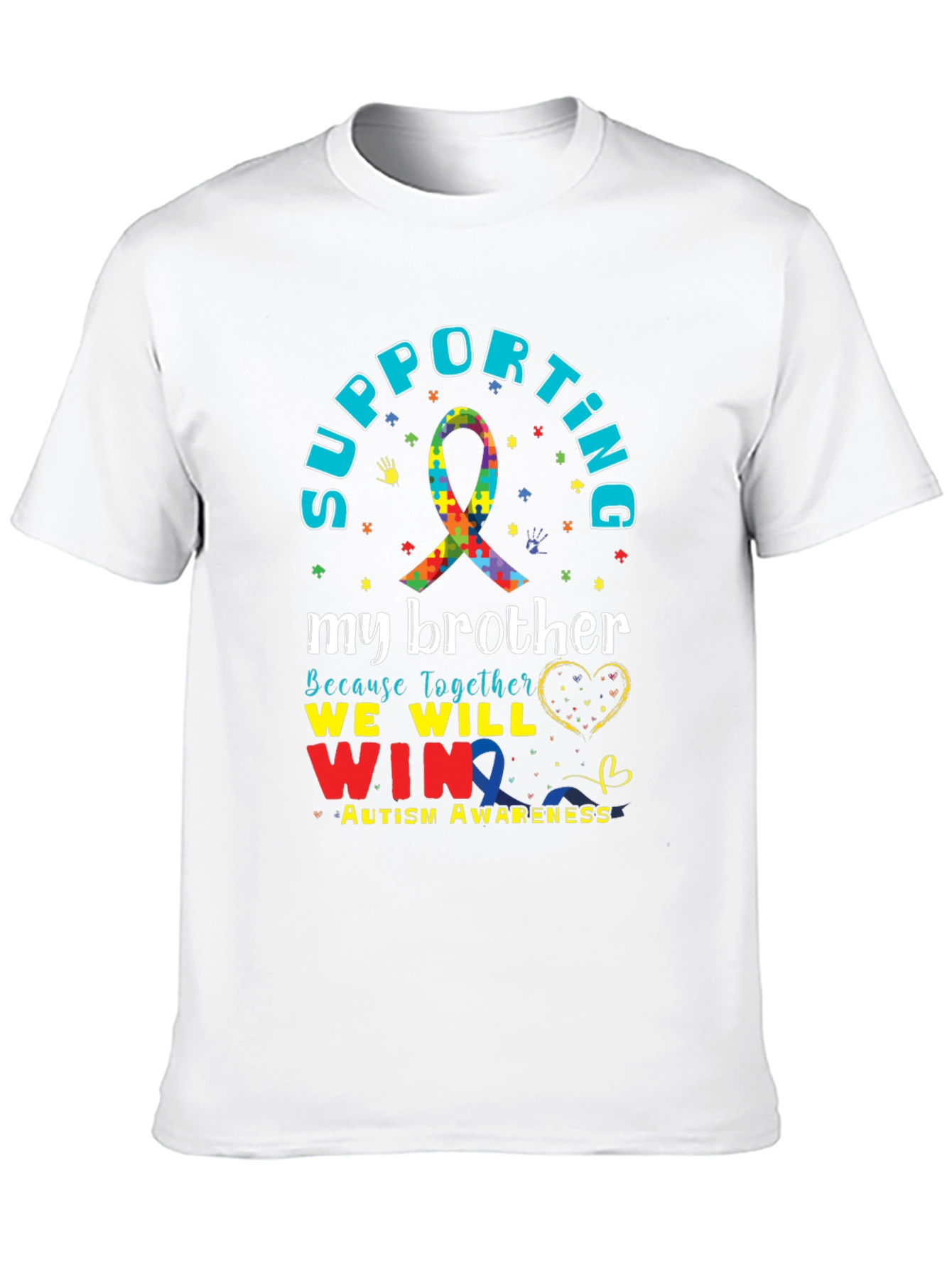 Supporting My Brother Autism Awareness T-Shirt
