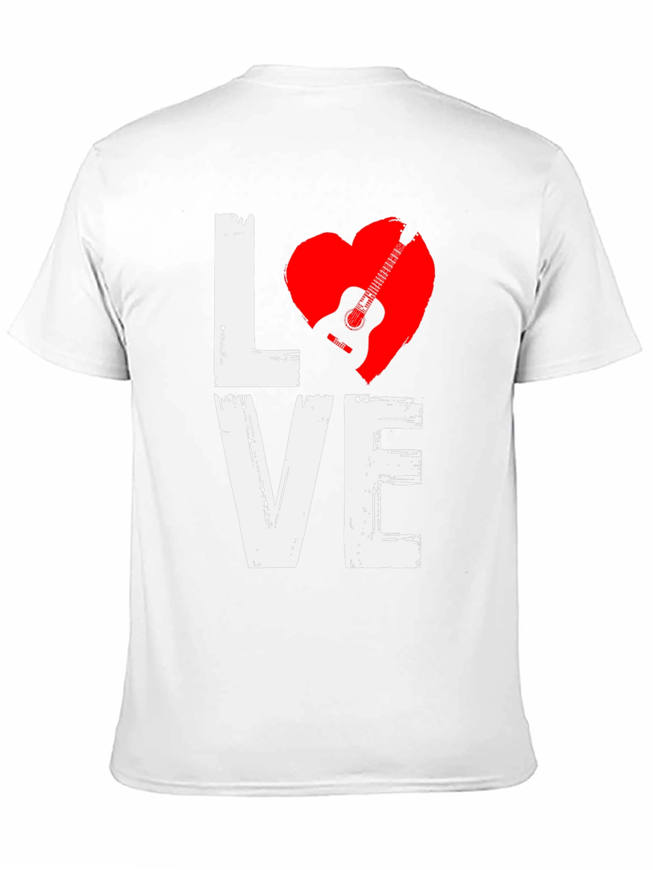 Guitar Love Graphic T-Shirt - Black