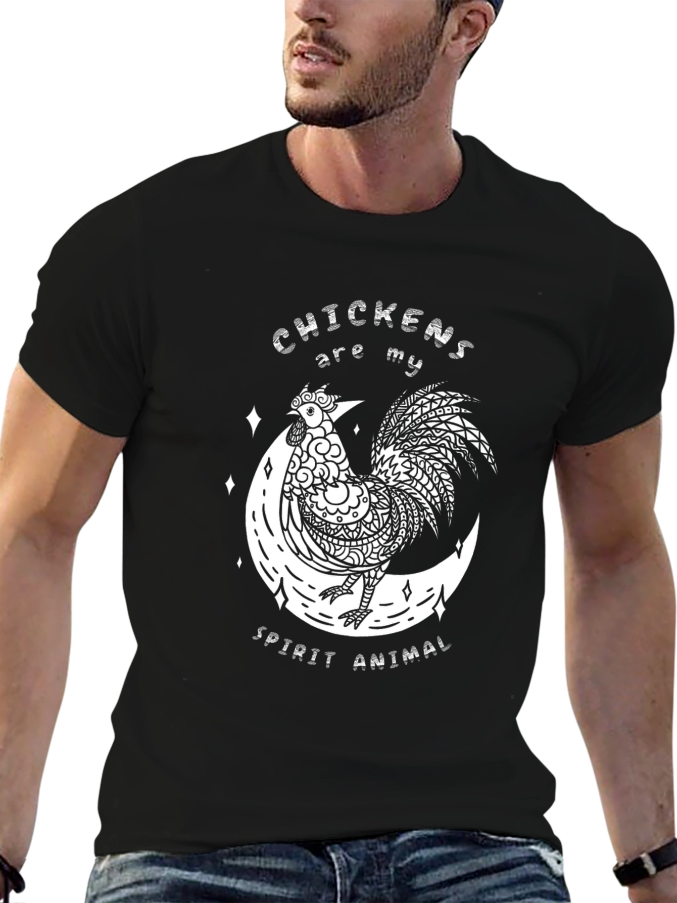 Chicken Spirit Animal Graphic Tee