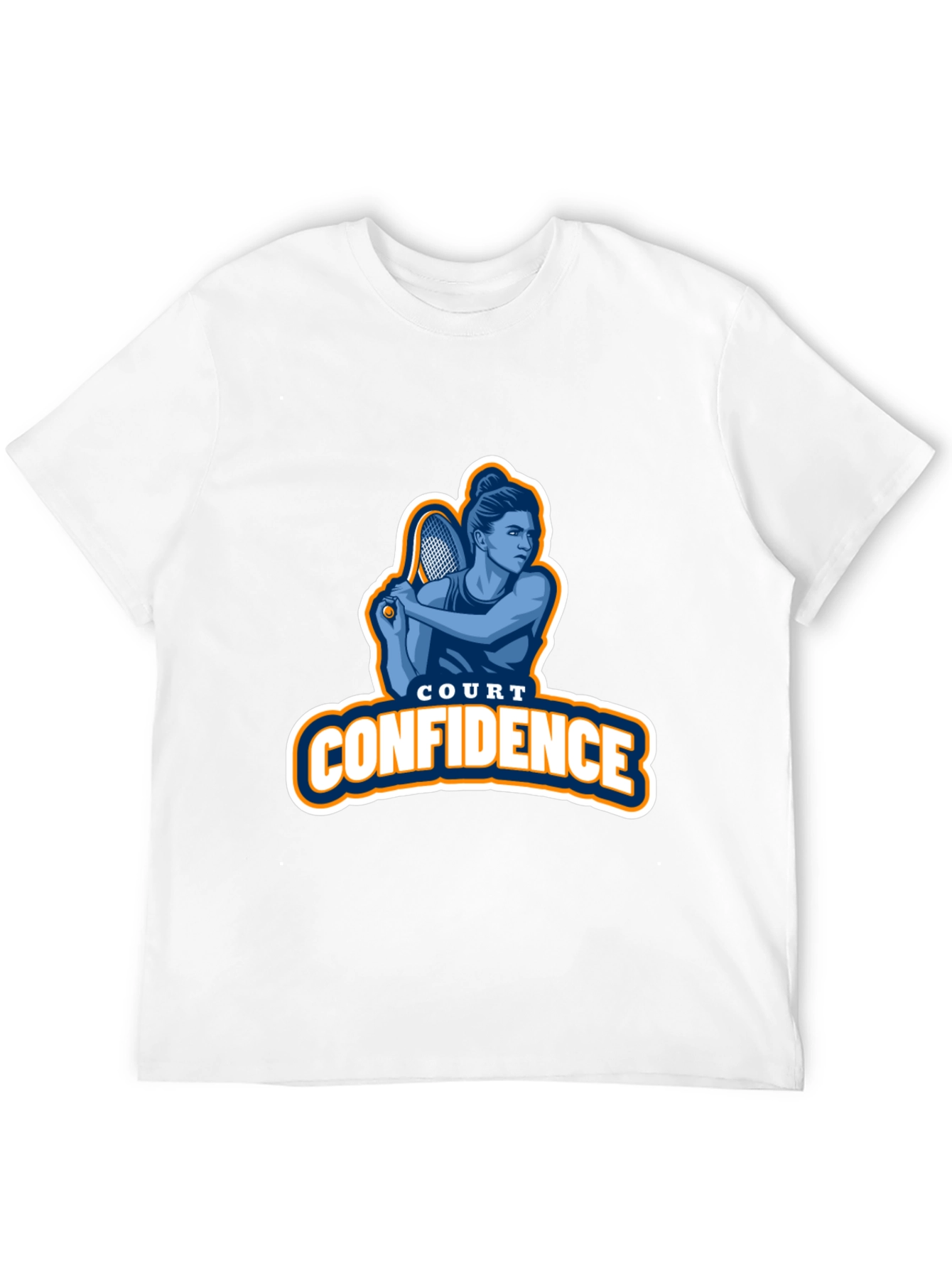 Court Confidence Tennis Graphic T-Shirt