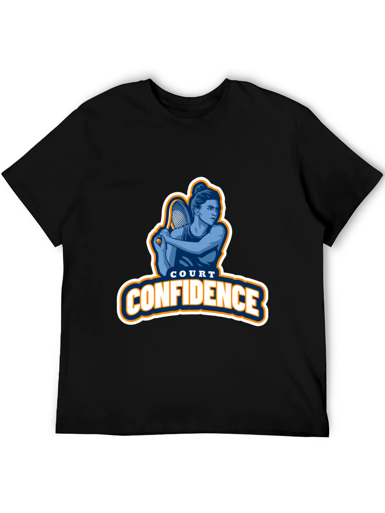 Court Confidence Tennis Graphic T-Shirt