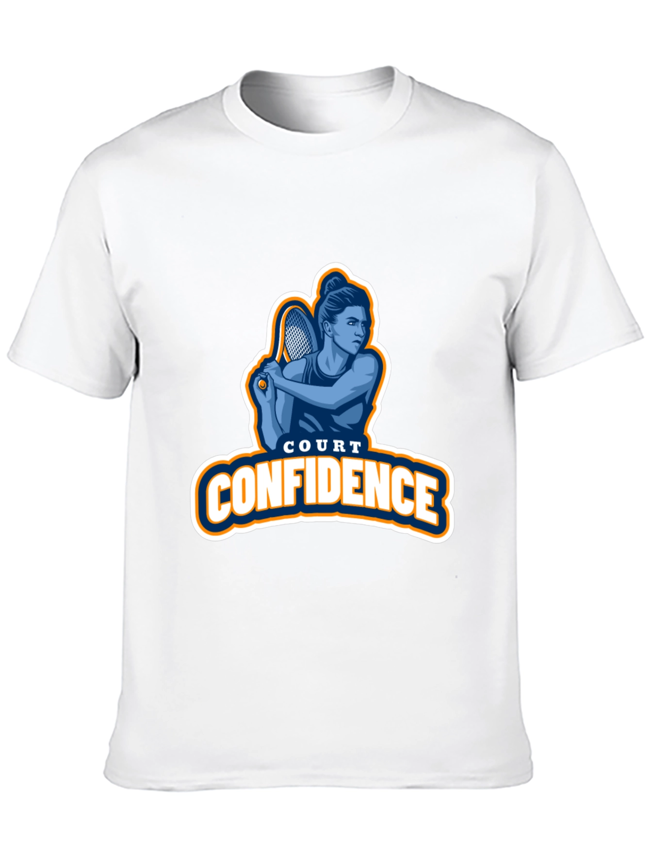 Court Confidence Tennis Graphic T-Shirt
