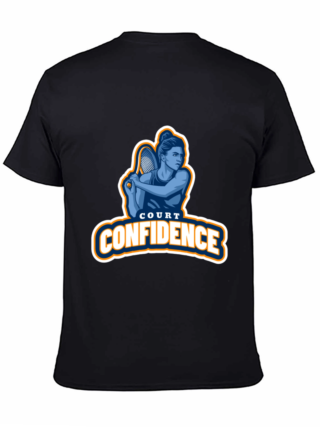 Court Confidence Tennis Graphic T-Shirt