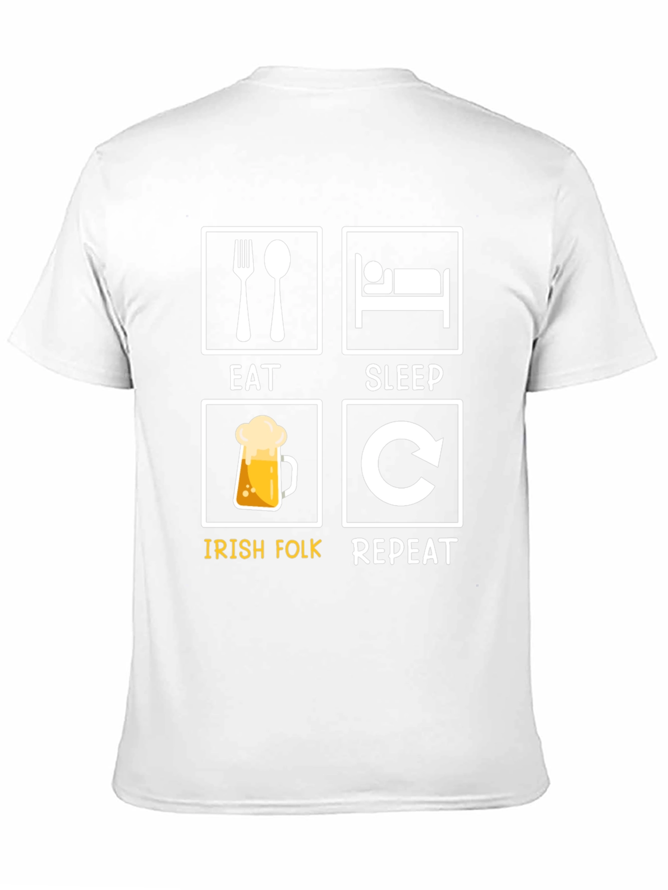 Eat Sleep Irish Folk Repeat T-Shirt