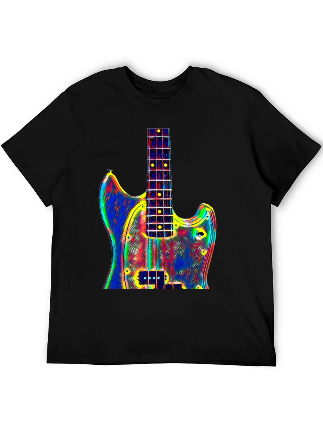 Abstract Guitar Graphic Tee - Unisex