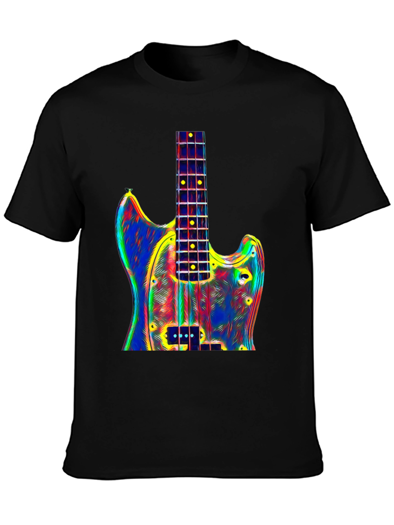 Abstract Guitar Graphic Tee - Unisex